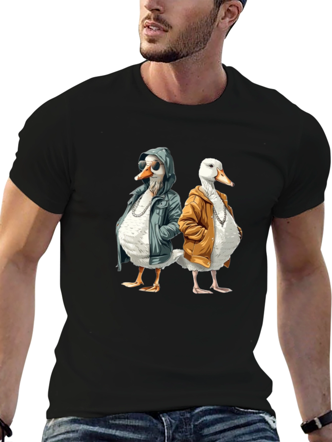 Duck Bros Graphic Tee - Cool Animal T-Shirt