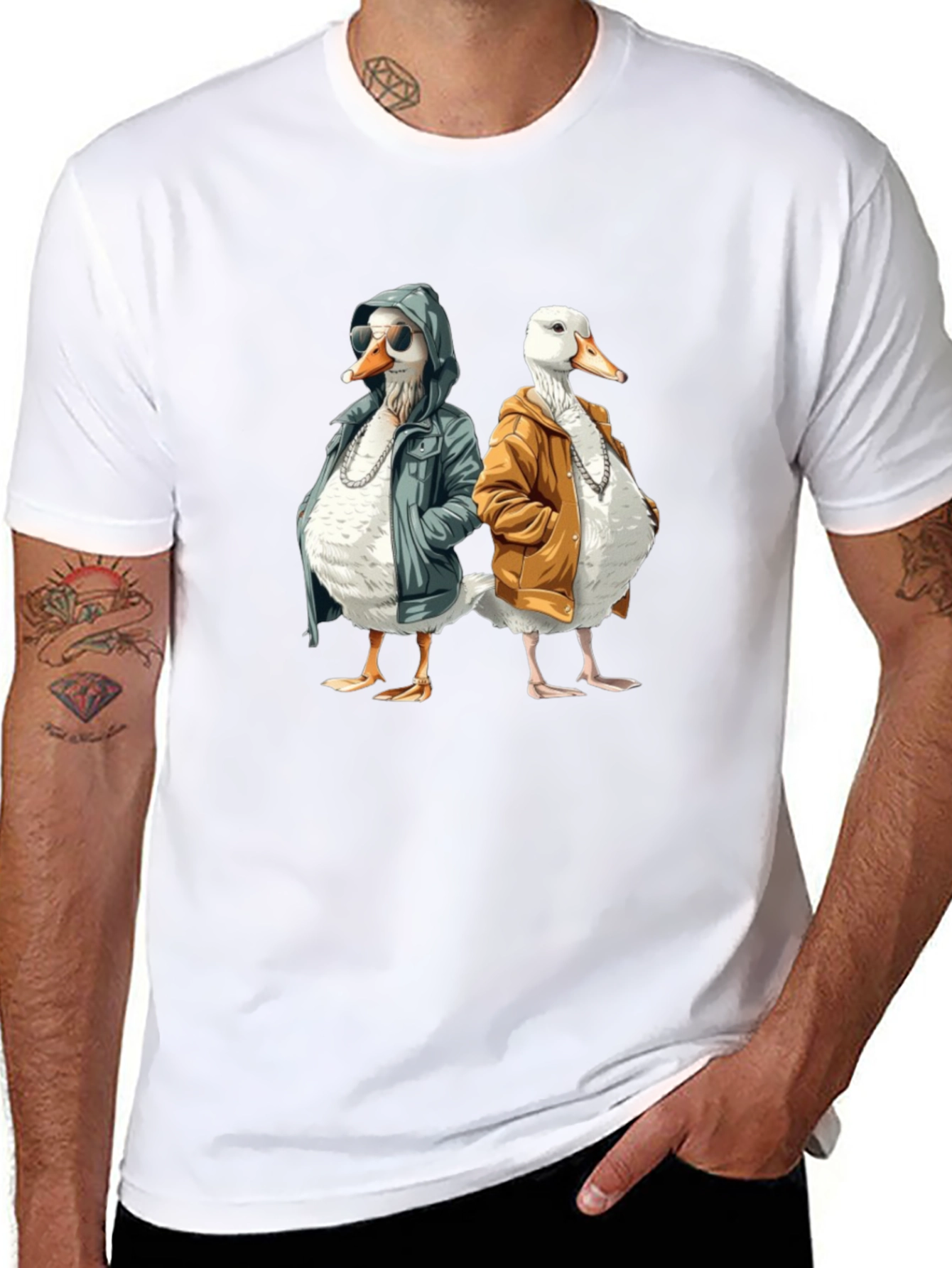 Duck Bros Graphic Tee - Cool Animal T-Shirt
