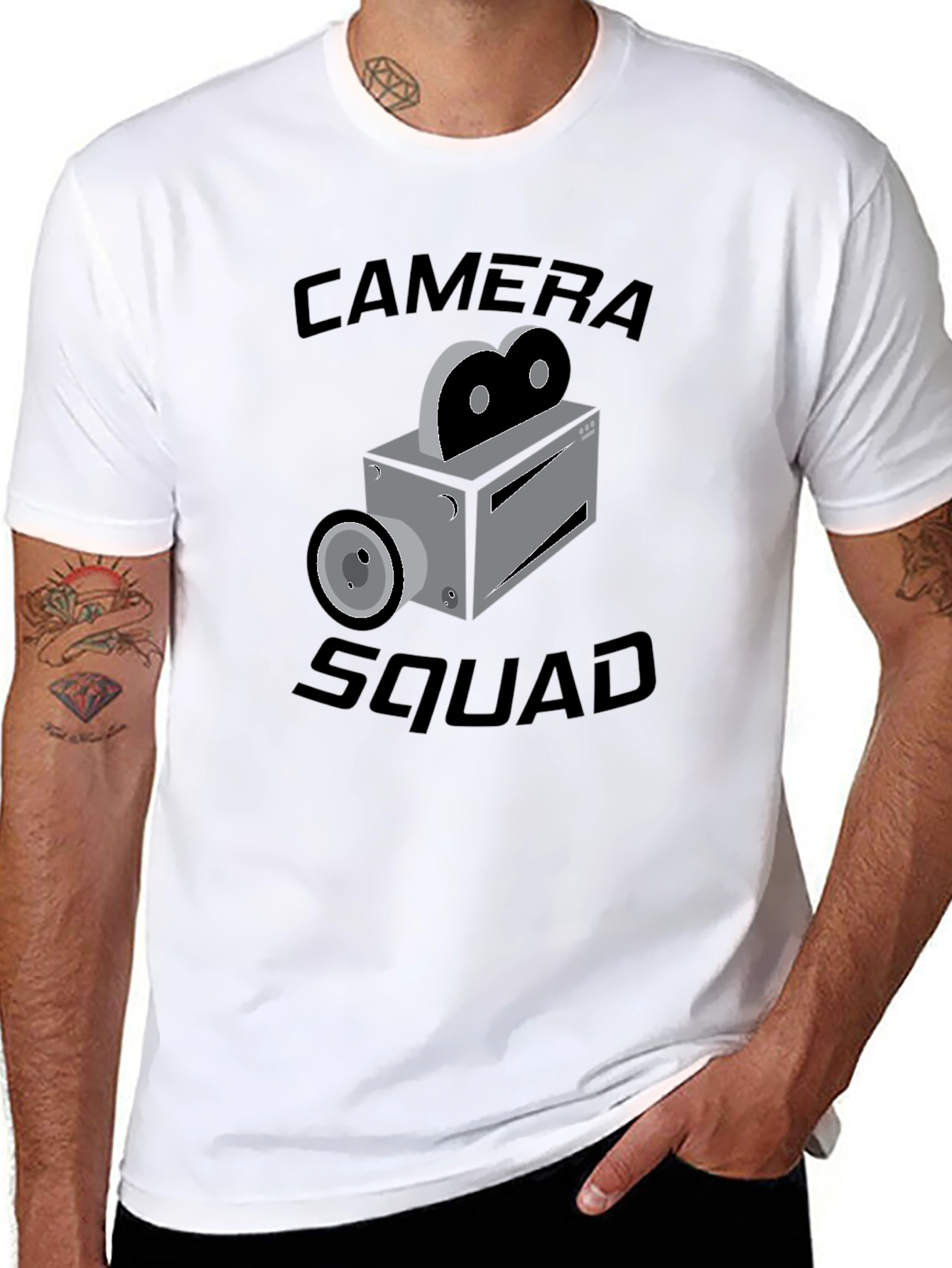 Camera Squad Graphic T-Shirt