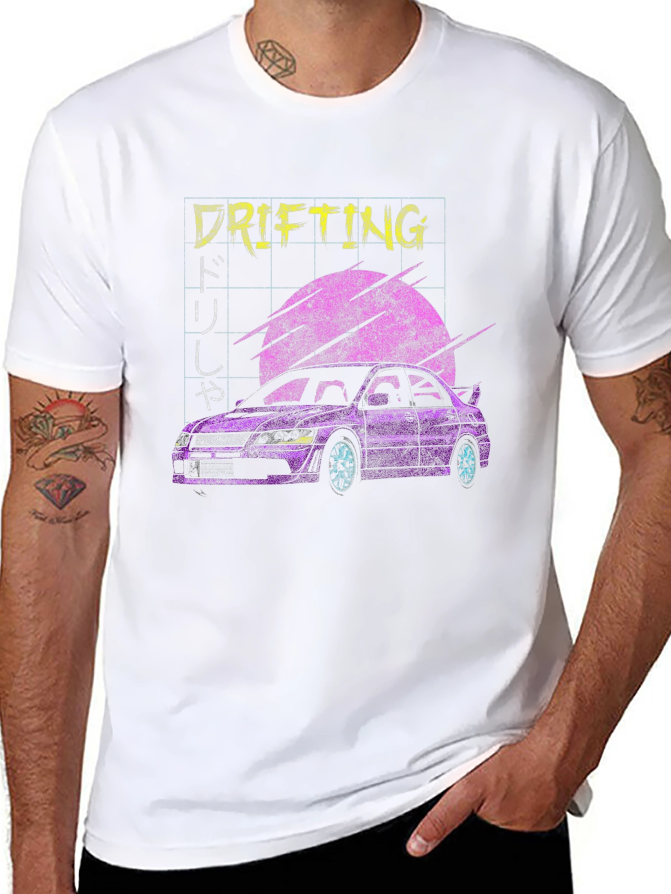 Drifting Graphic Tee - JDM Car Culture Style