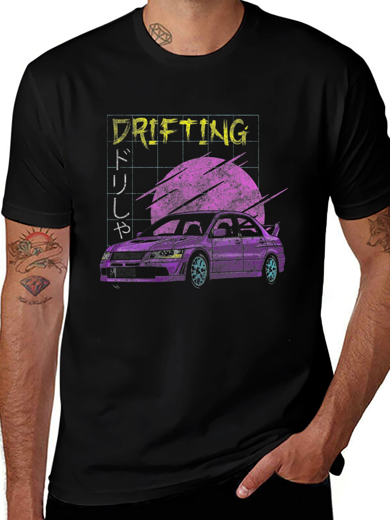 Drifting Graphic Tee - JDM Car Culture Style