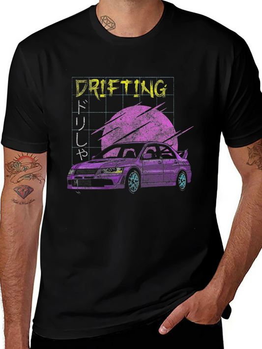 Drifting Graphic Tee - JDM Car Culture Style