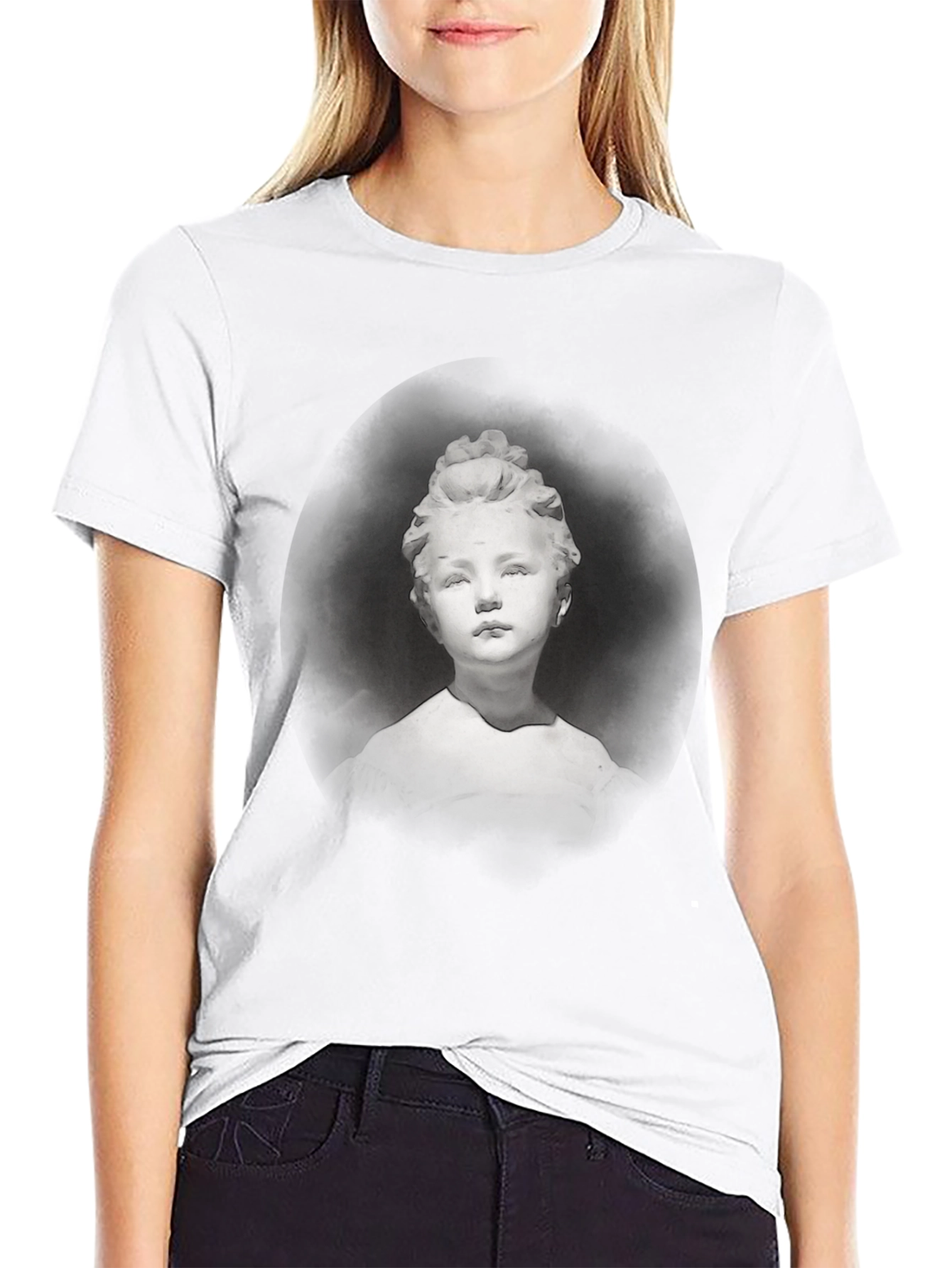 Statue Graphic T-Shirt - Classic Black Tee