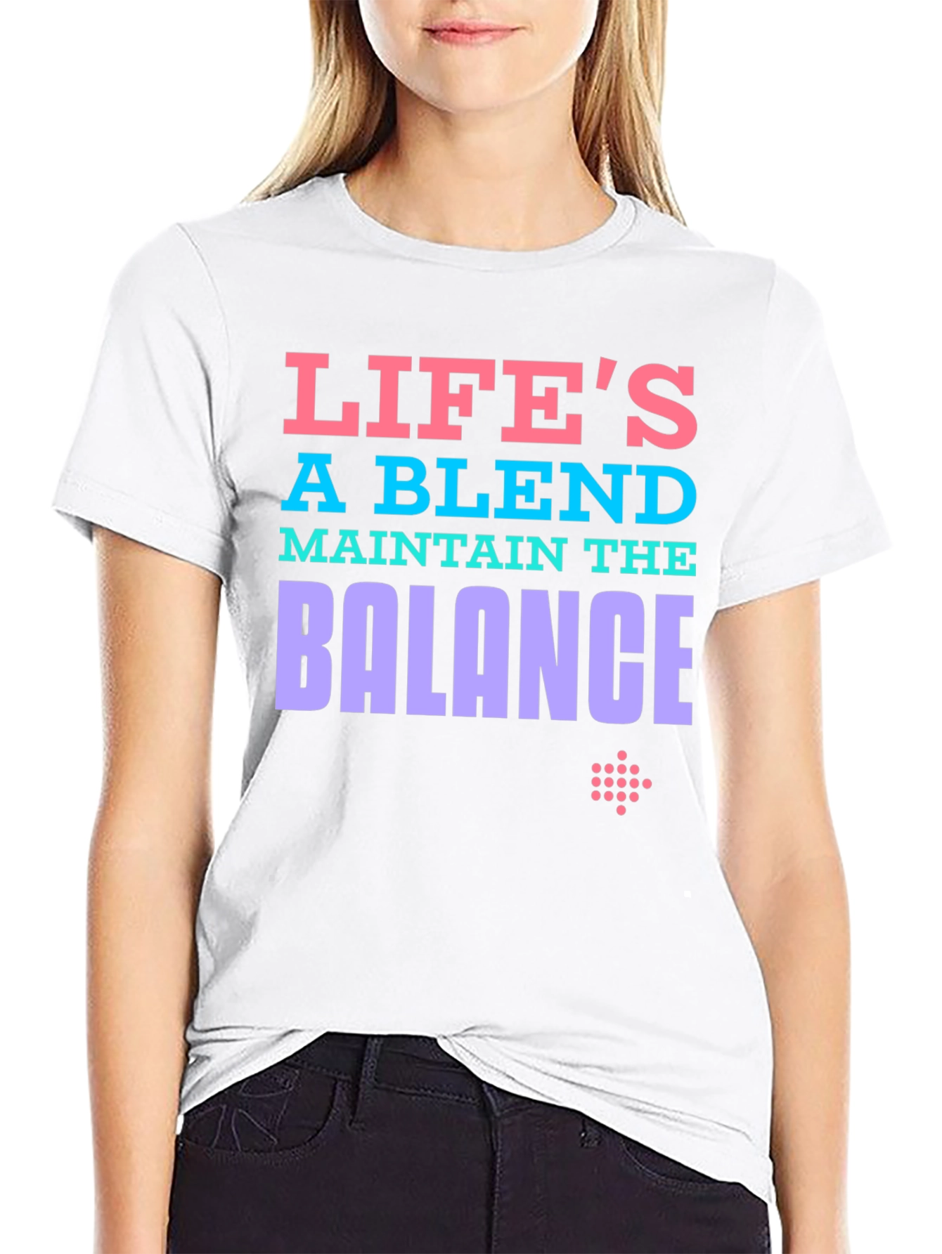 Lifes a Blend Graphic Tee - Maintain the Balance