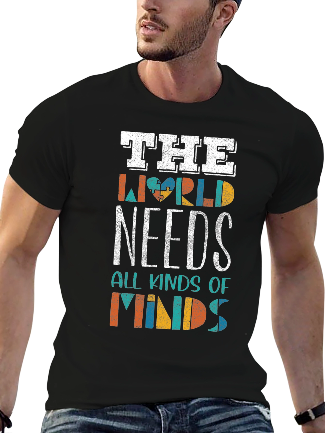 Autism Awareness T-Shirt: All Kinds of Minds