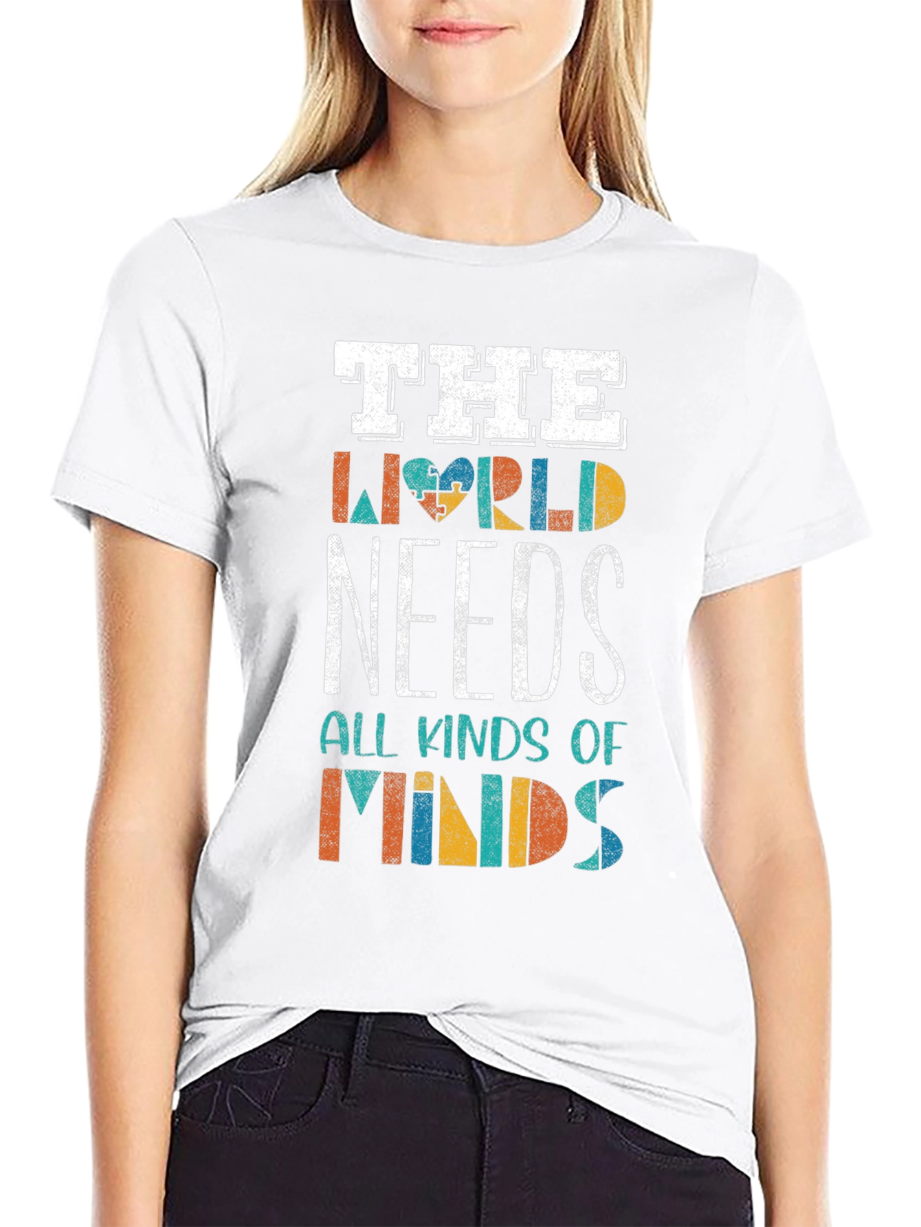 Autism Awareness T-Shirt: All Kinds of Minds