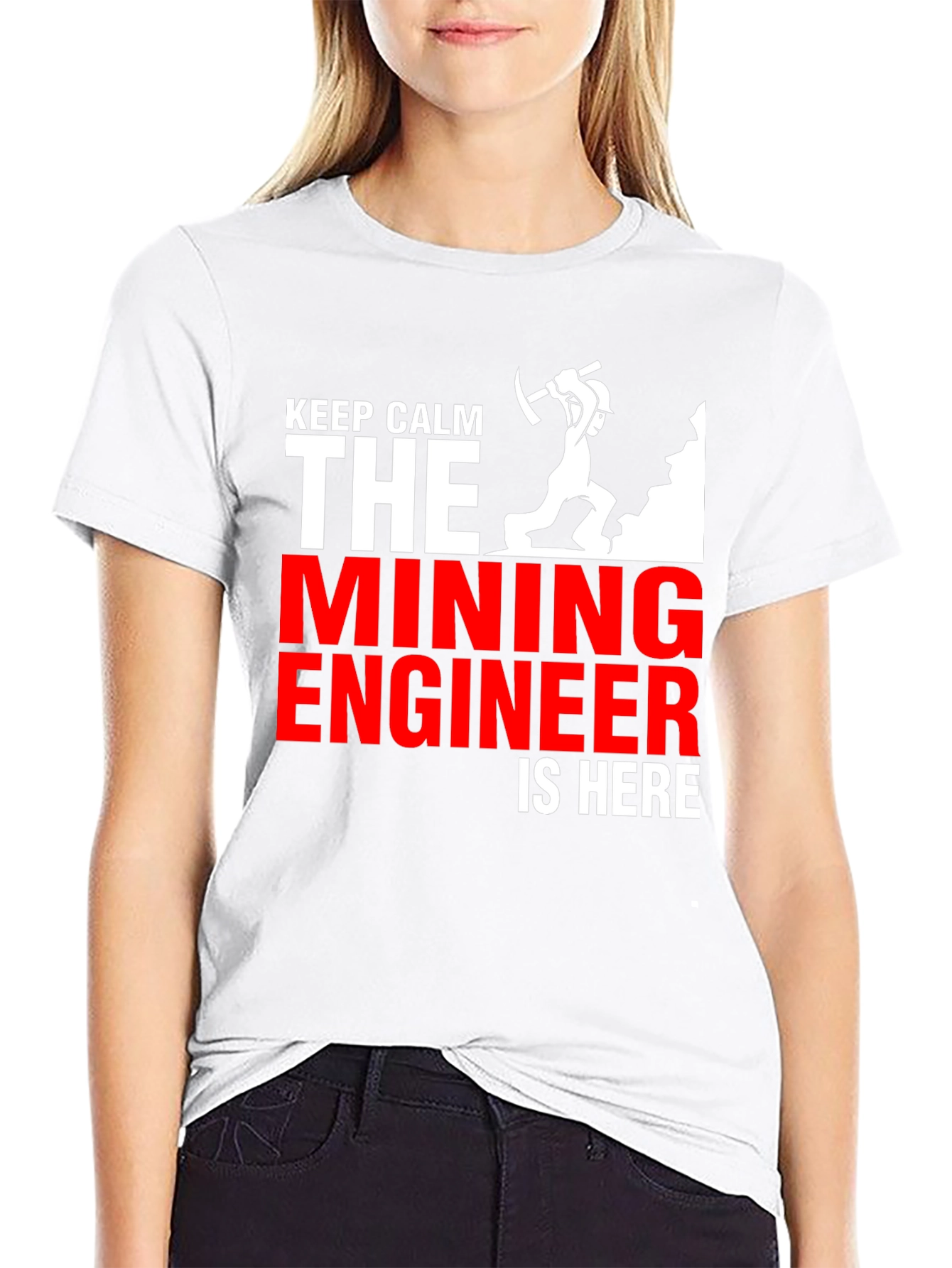 Mining Engineer T-Shirt - Keep Calm Design