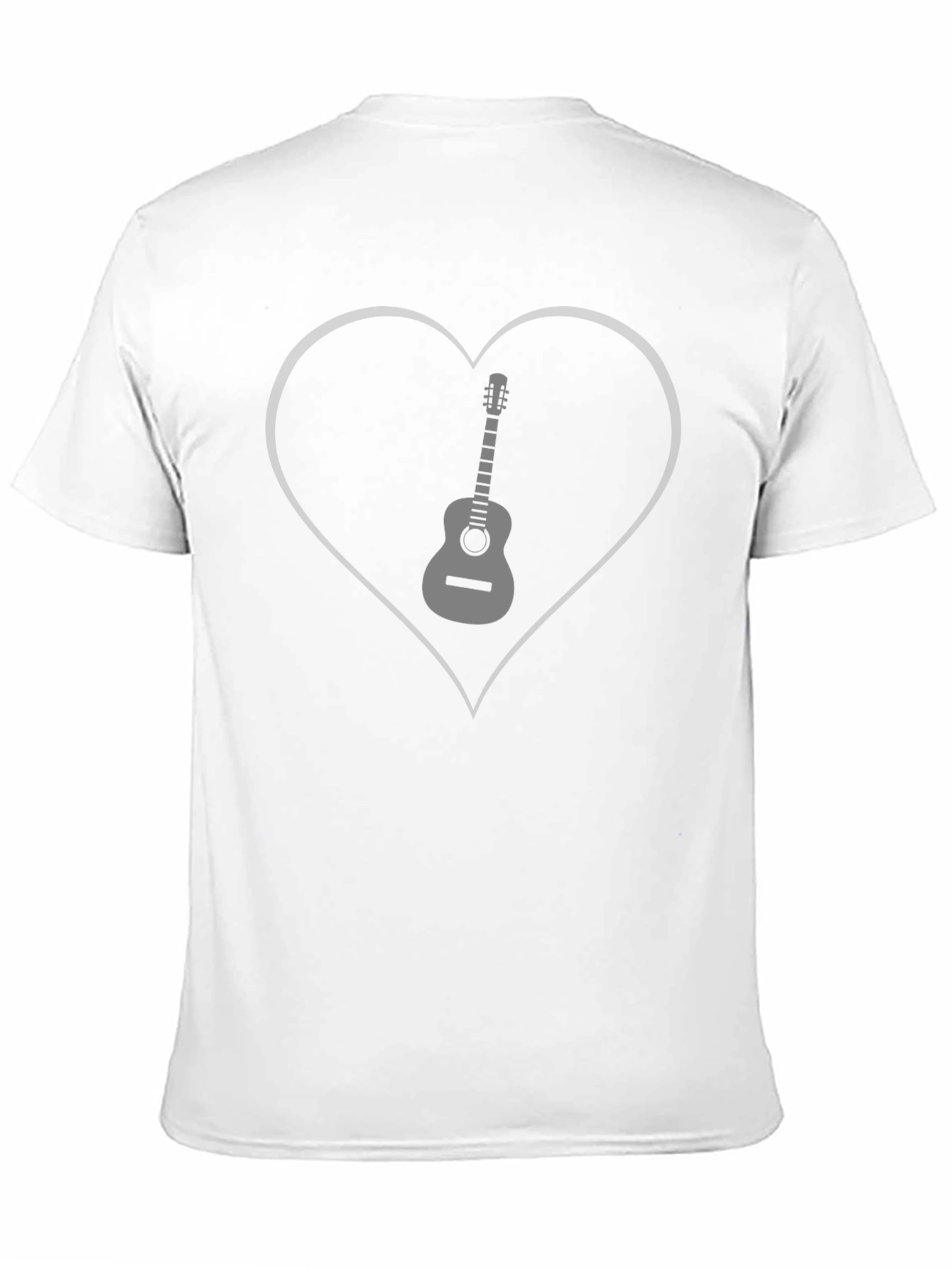 Guitar Heart Graphic Tee - Music Lover T-Shirt