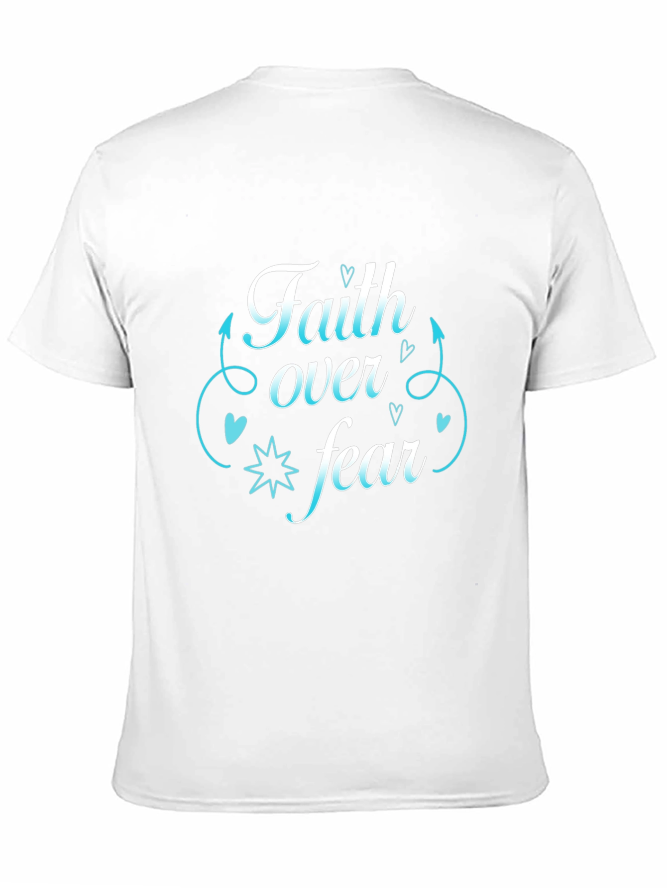Faith Over Fear Black T-Shirt