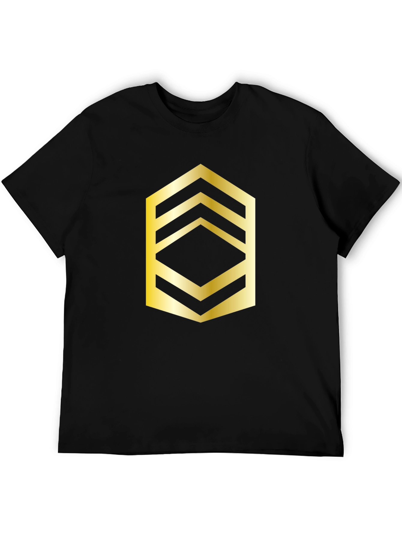 Gold Sergeant Rank T-Shirt - Military Pride Tee