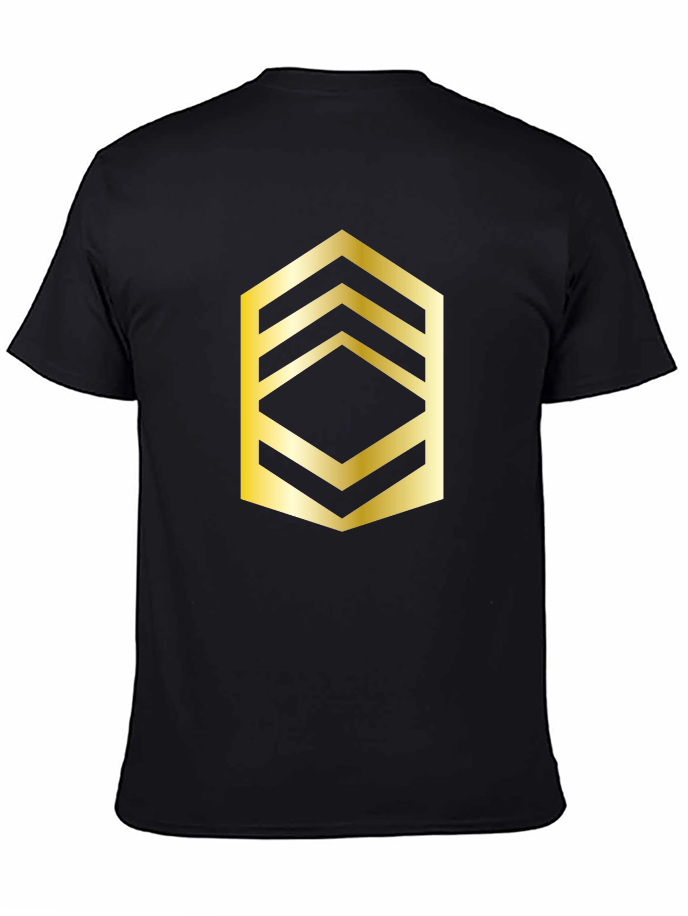 Gold Sergeant Rank T-Shirt - Military Pride Tee