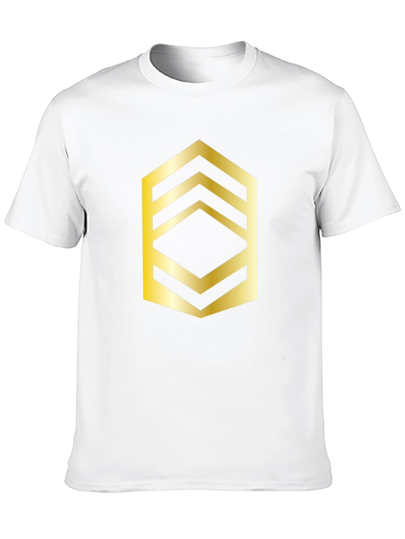 Gold Sergeant Rank T-Shirt - Military Pride Tee