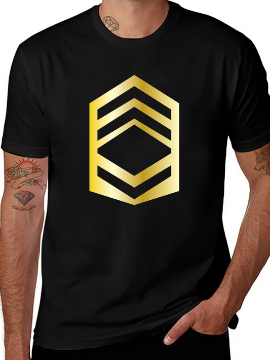 Gold Sergeant Rank T-Shirt - Military Pride Tee