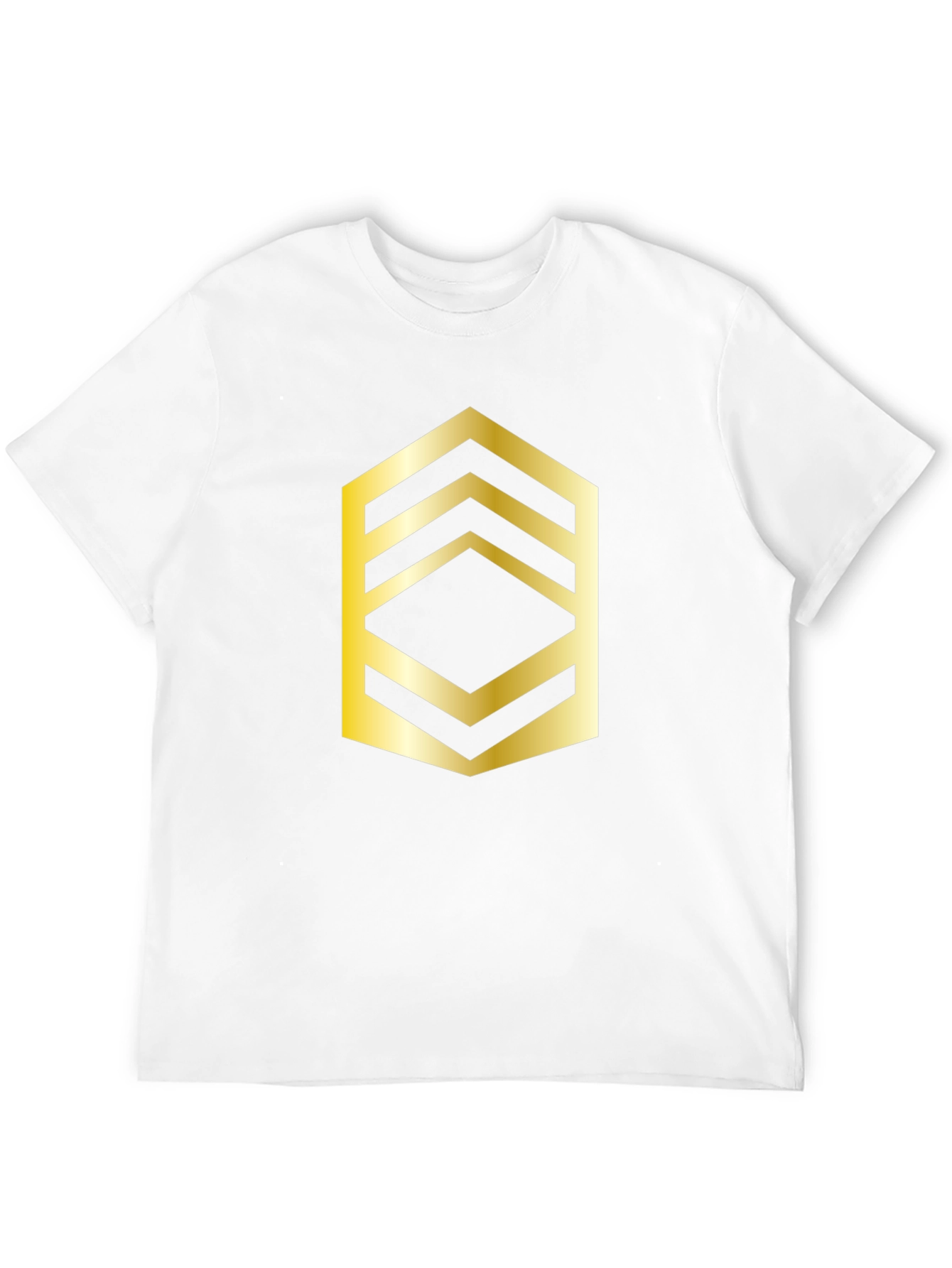 Gold Sergeant Rank T-Shirt - Military Pride Tee