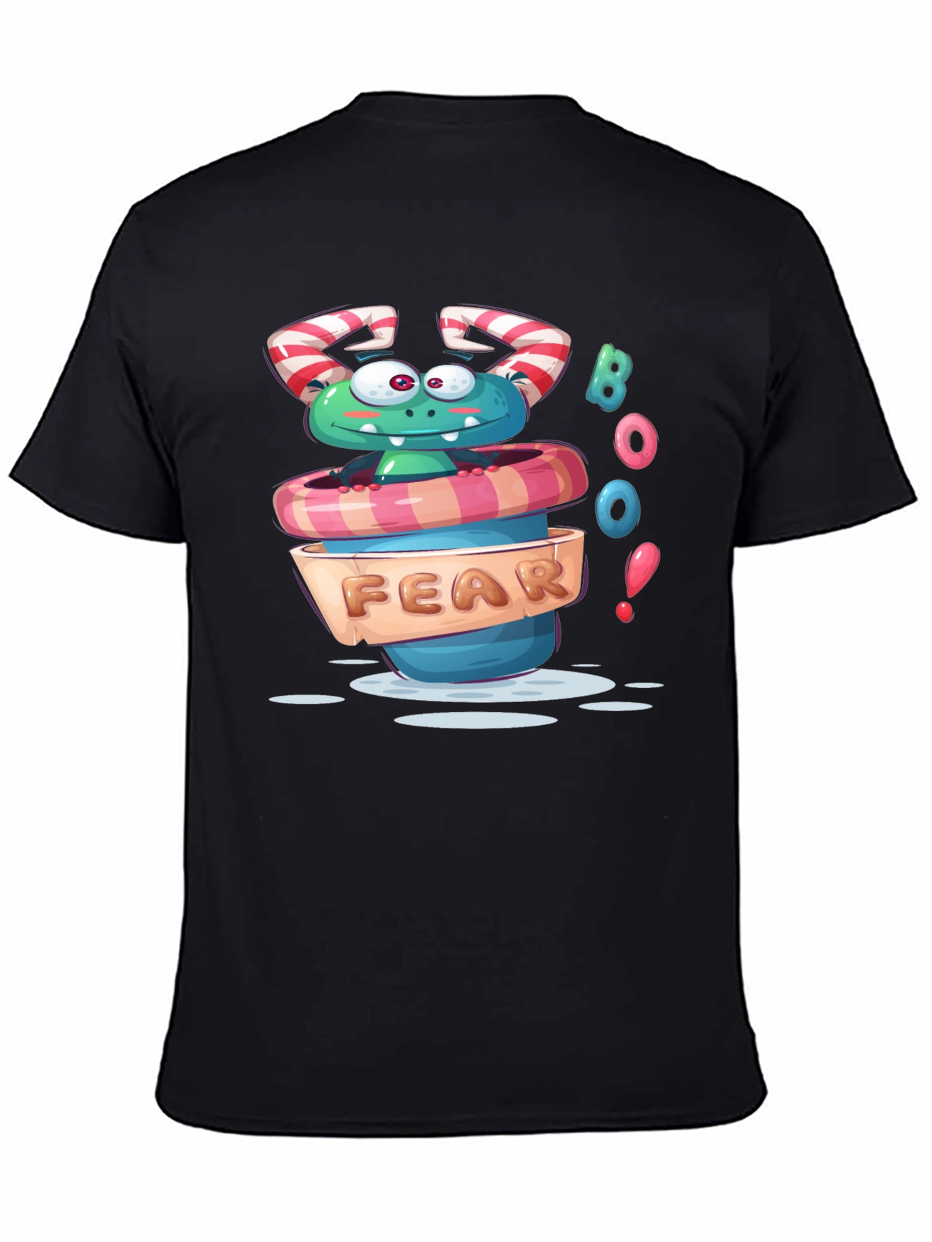 Boo Fear Monster Graphic T-Shirt