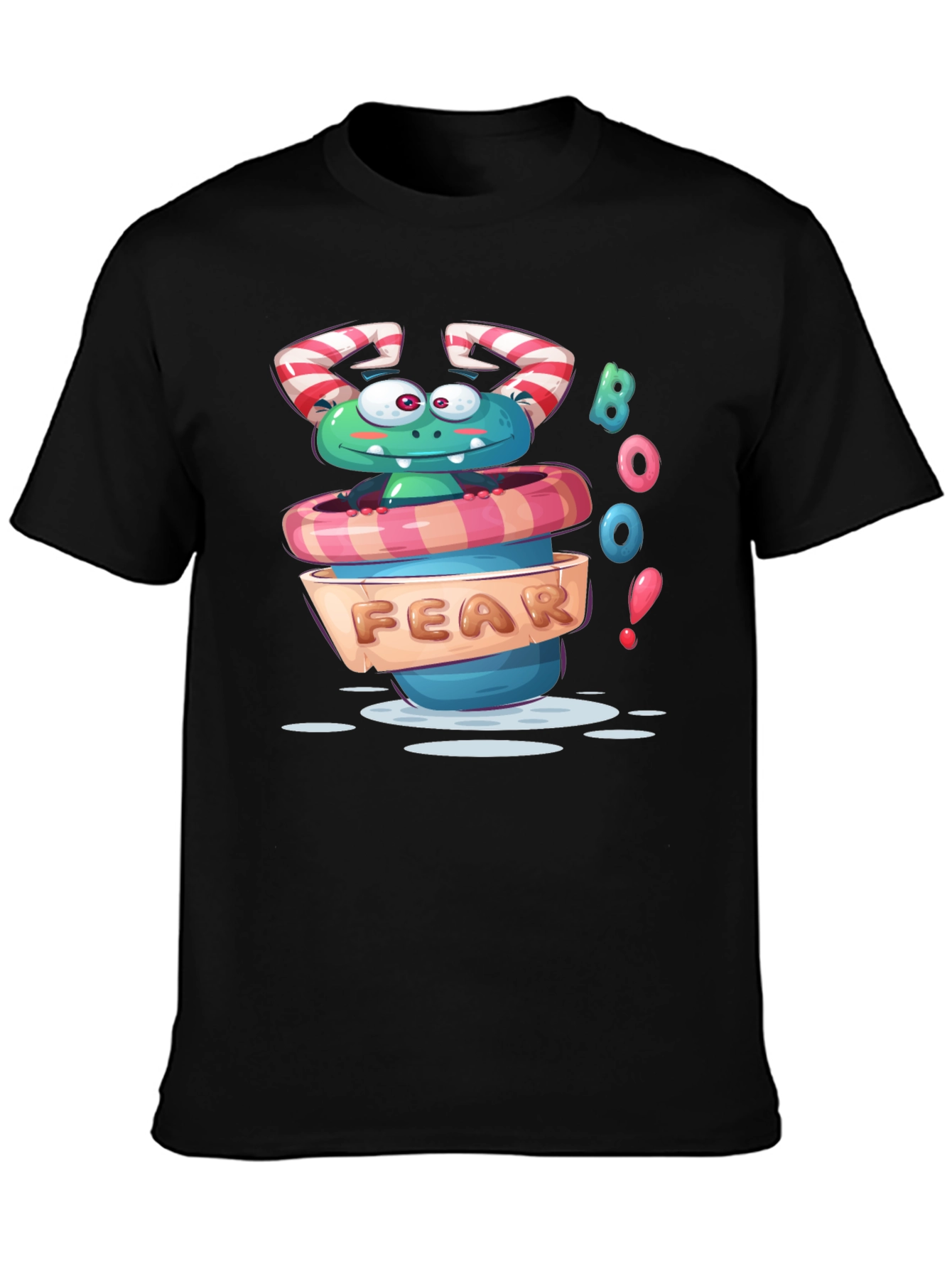 Boo Fear Monster Graphic T-Shirt