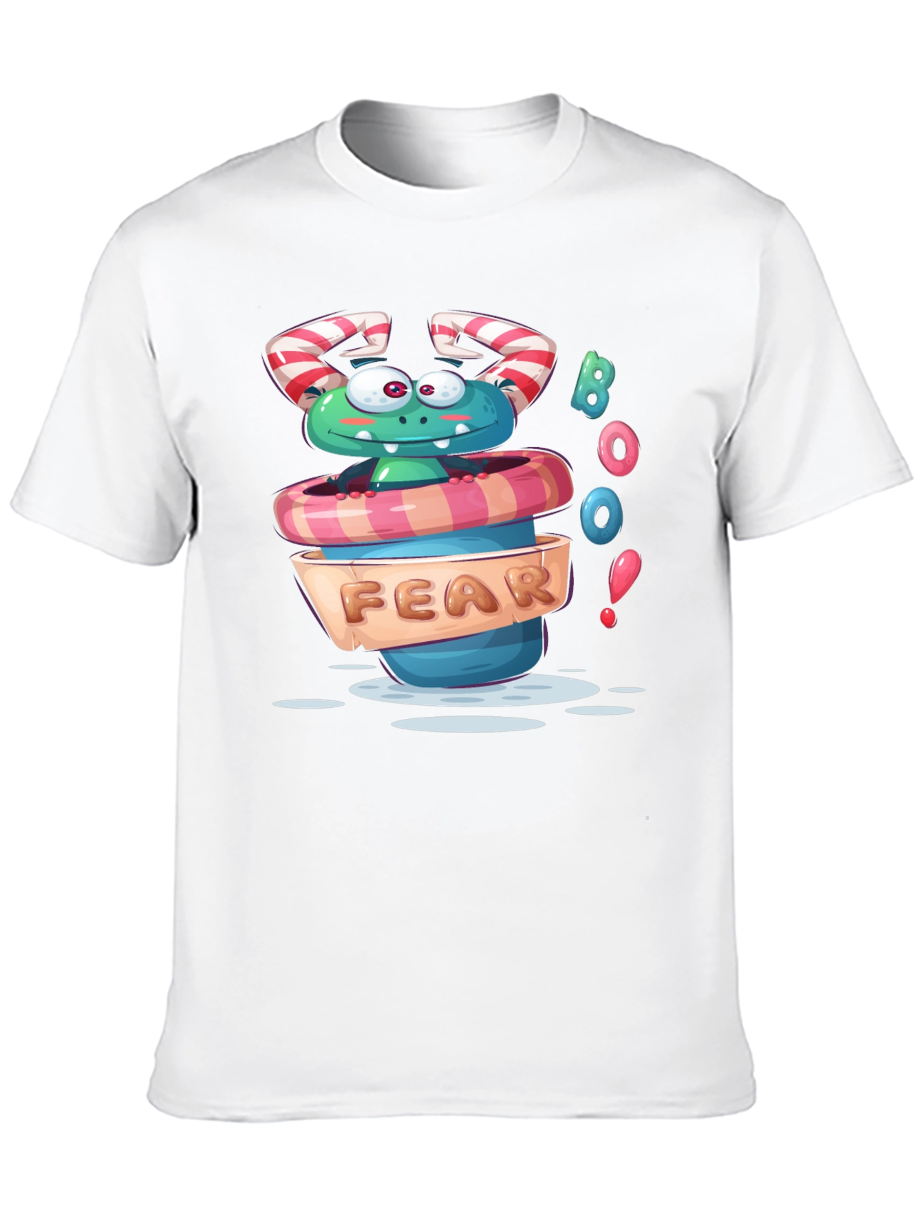 Boo Fear Monster Graphic T-Shirt
