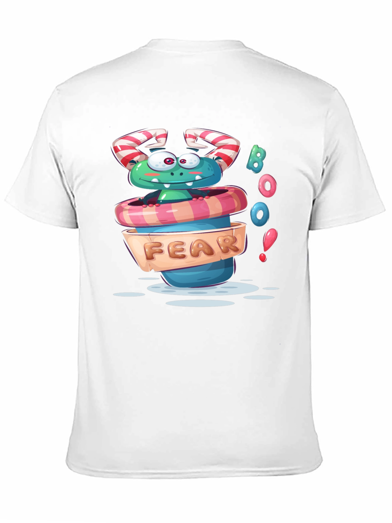 Boo Fear Monster Graphic T-Shirt