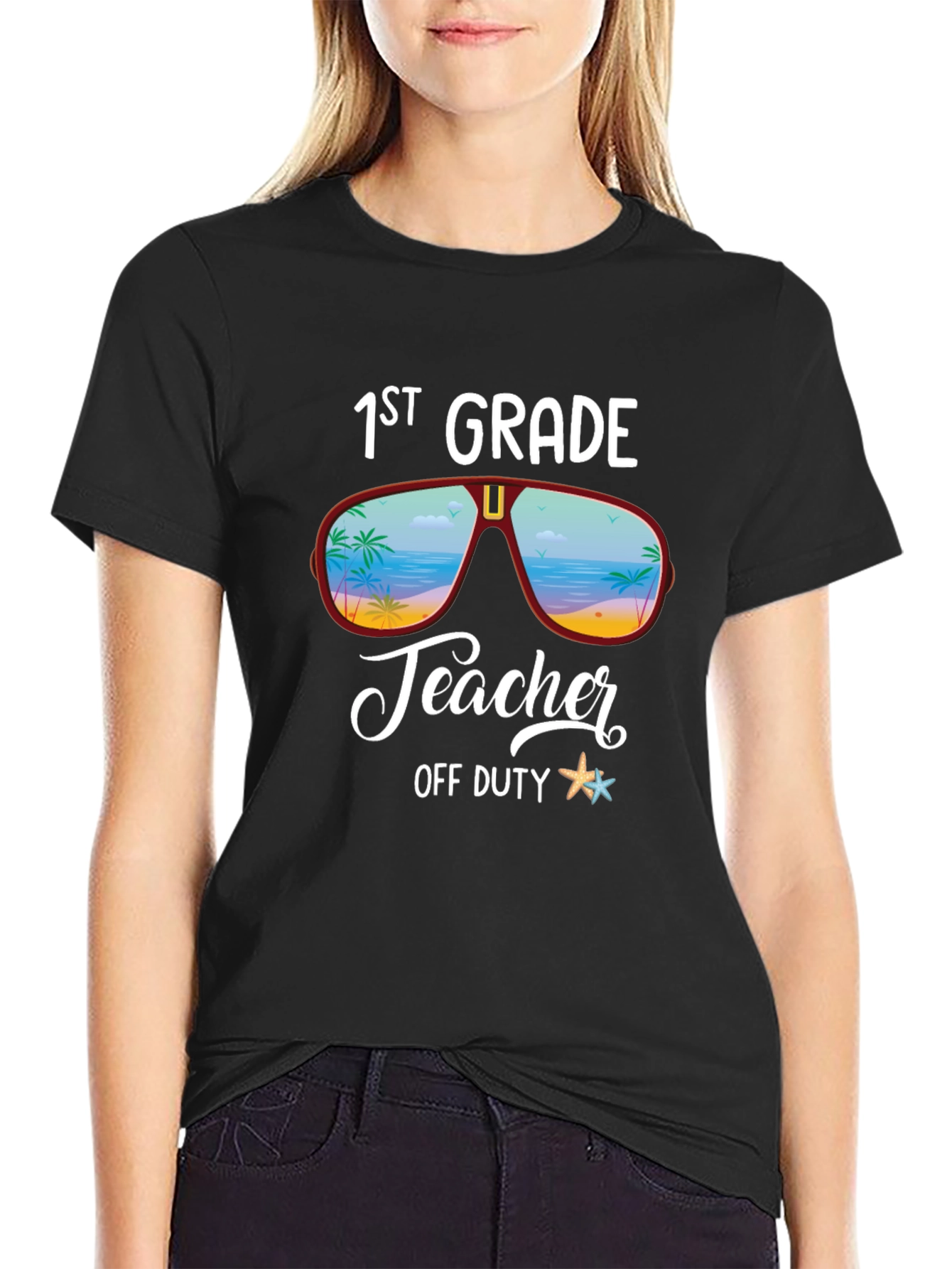 1st Grade Teacher Off Duty T-Shirt