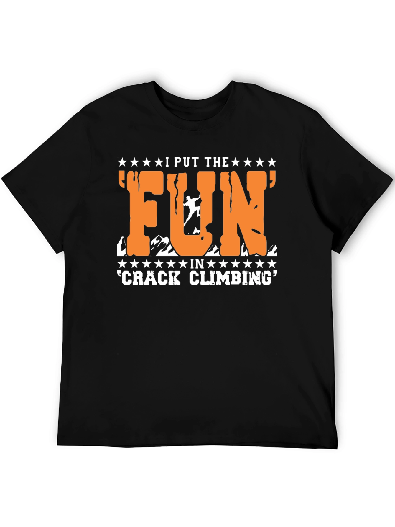 Crack Climbing Fun T-Shirt - Mountain Adventure Tee
