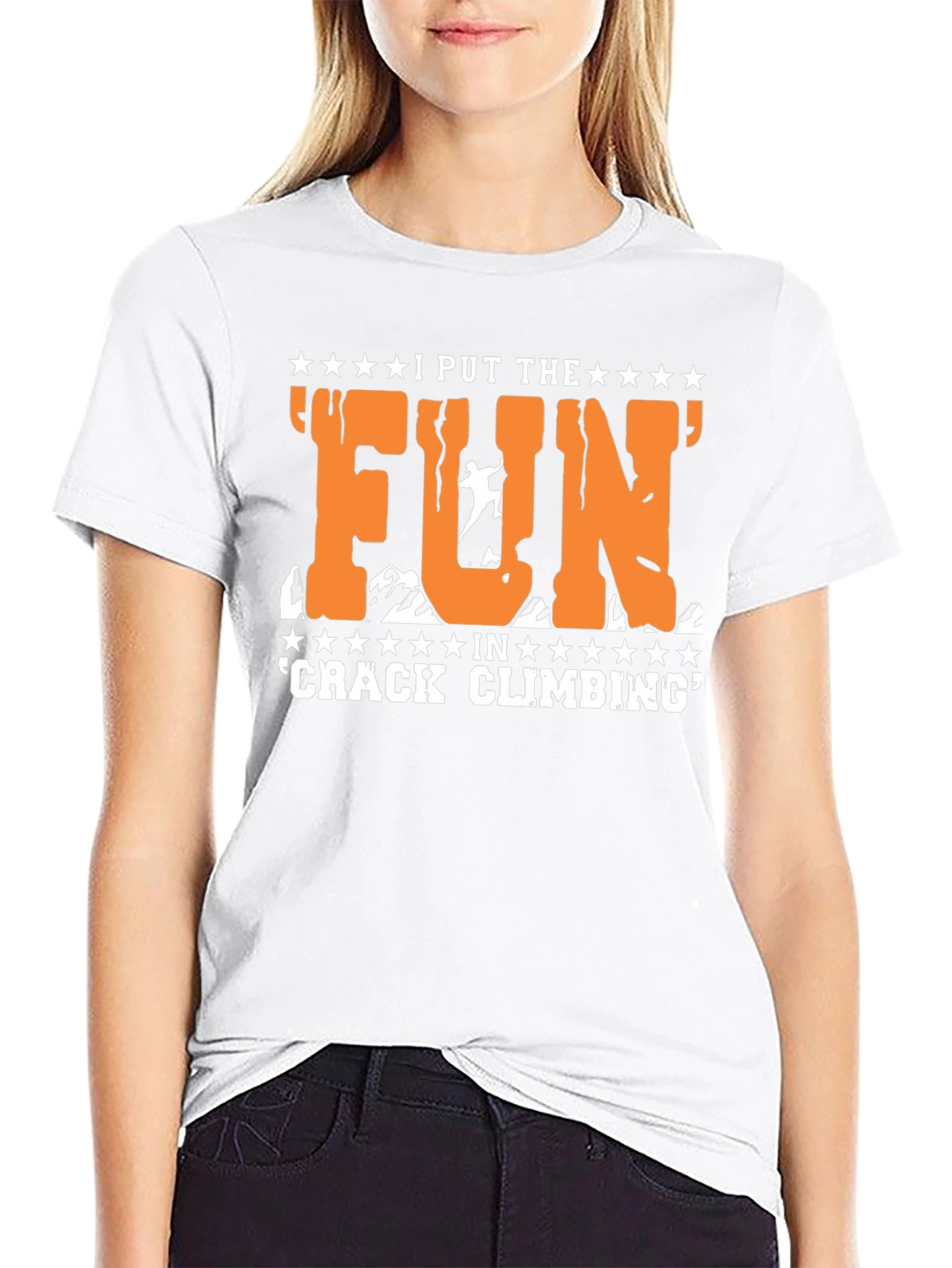 Crack Climbing Fun T-Shirt - Mountain Adventure Tee
