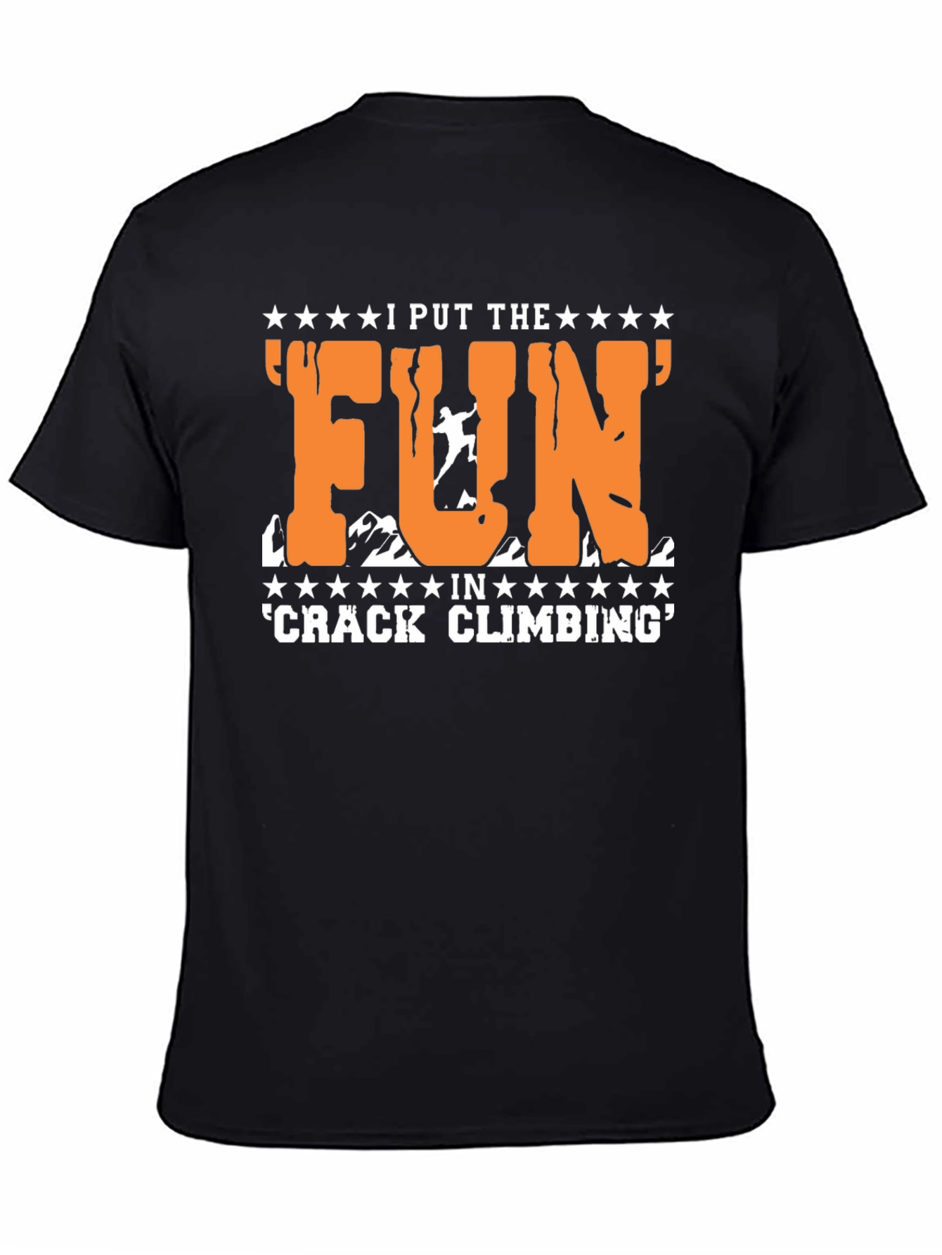 Crack Climbing Fun T-Shirt - Mountain Adventure Tee