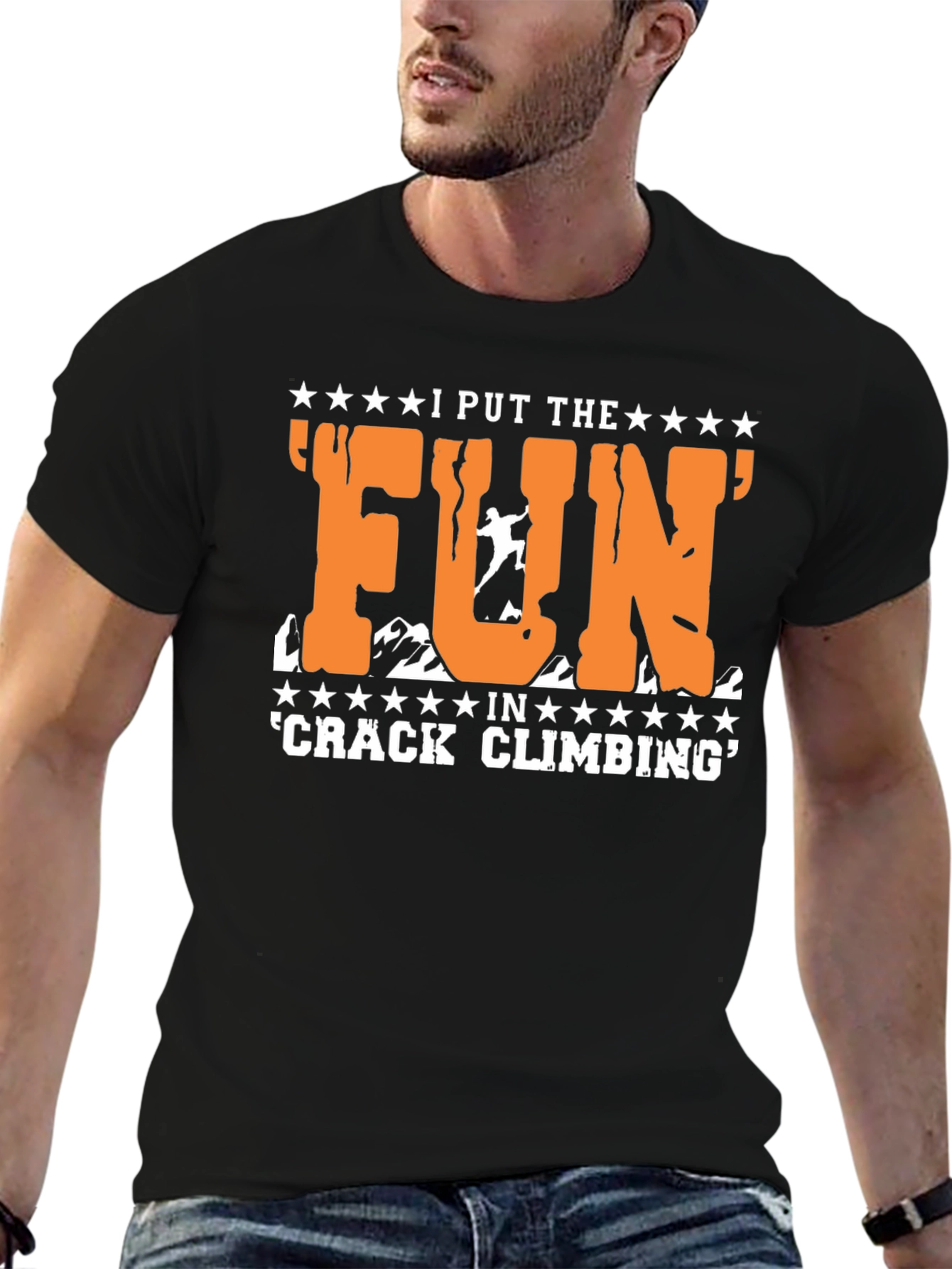 Crack Climbing Fun T-Shirt - Mountain Adventure Tee