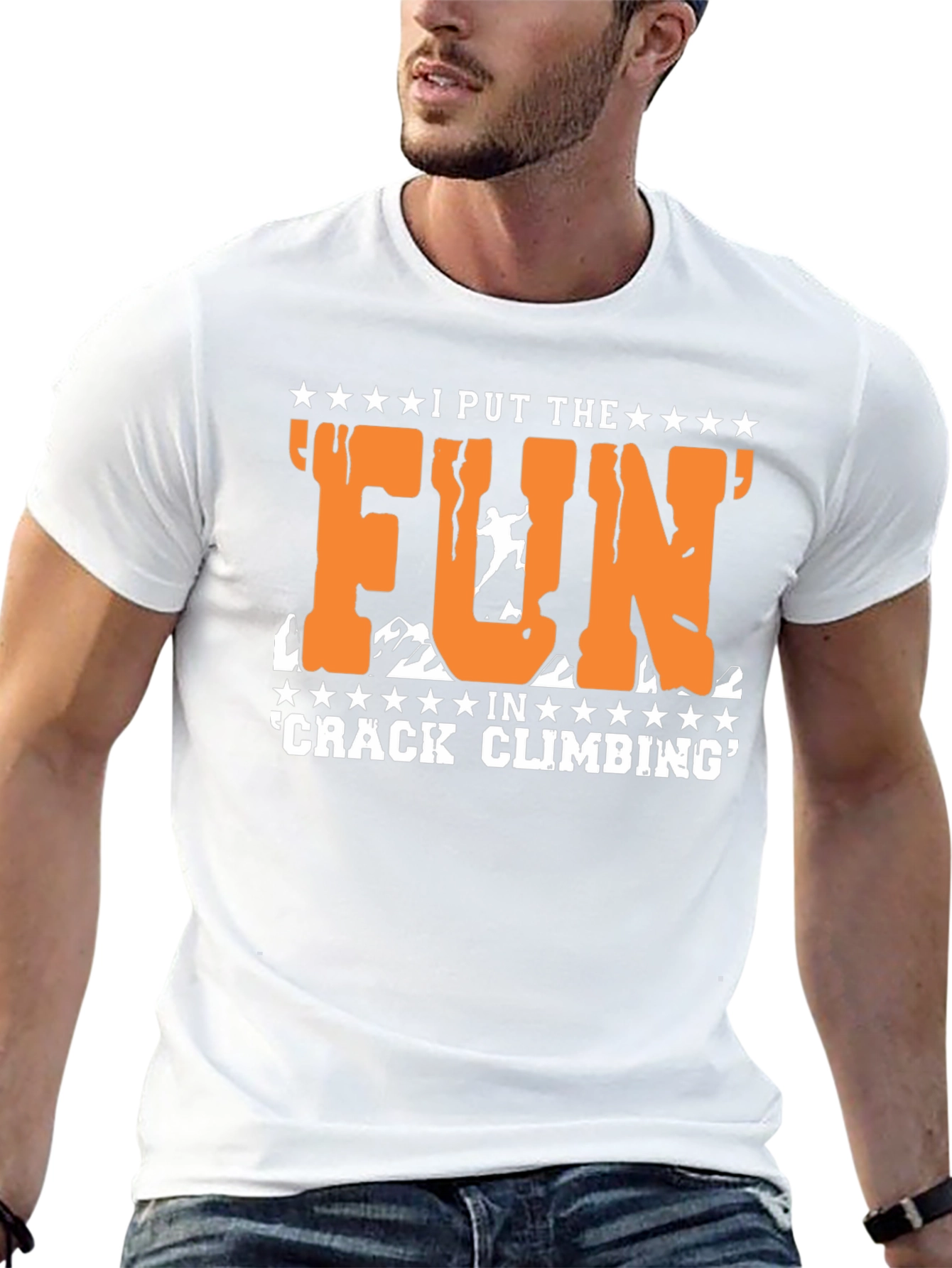 Crack Climbing Fun T-Shirt - Mountain Adventure Tee