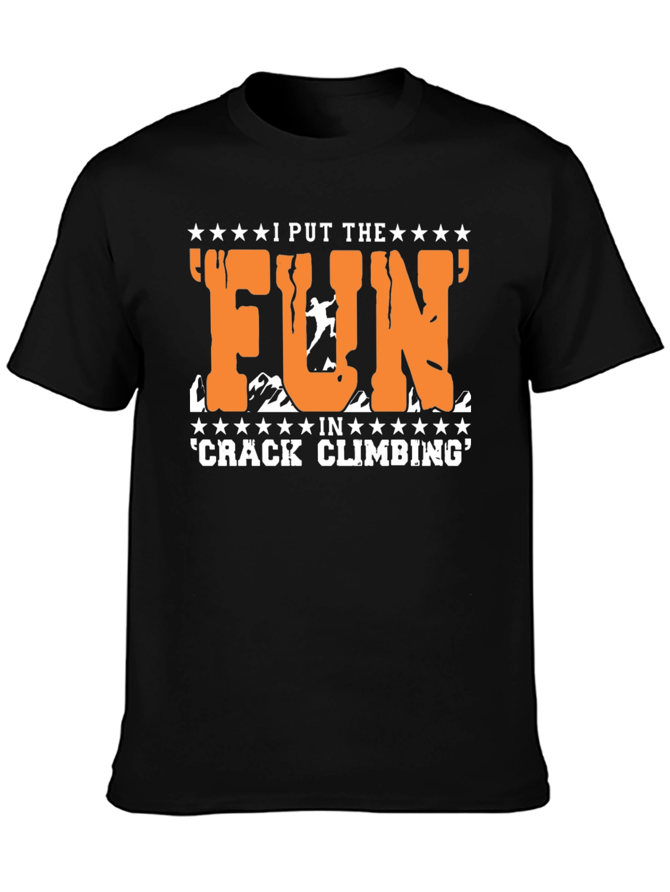 Crack Climbing Fun T-Shirt - Mountain Adventure Tee