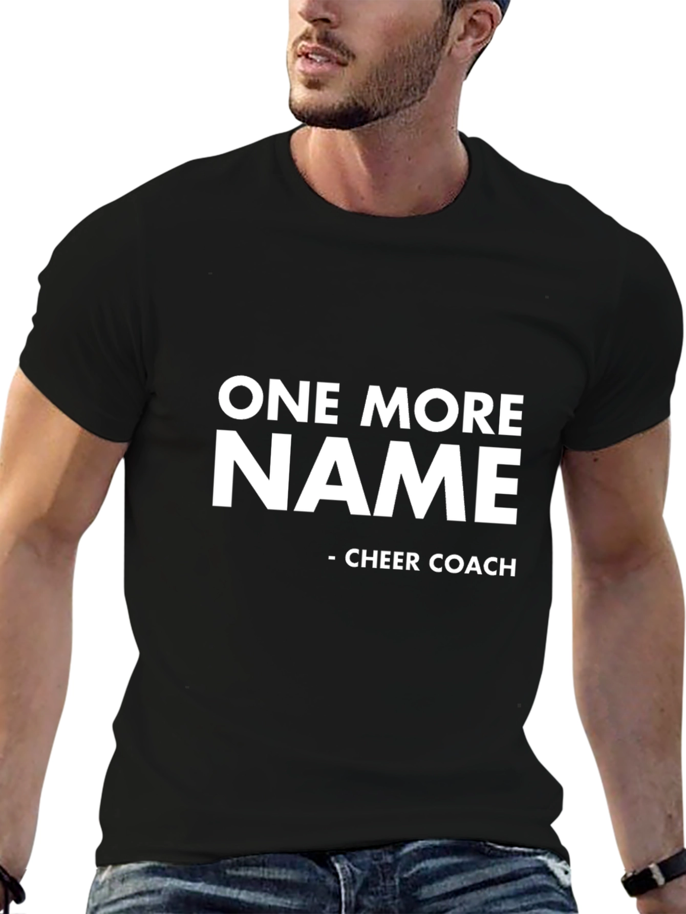 Cheer Coach T-Shirt - One More Name