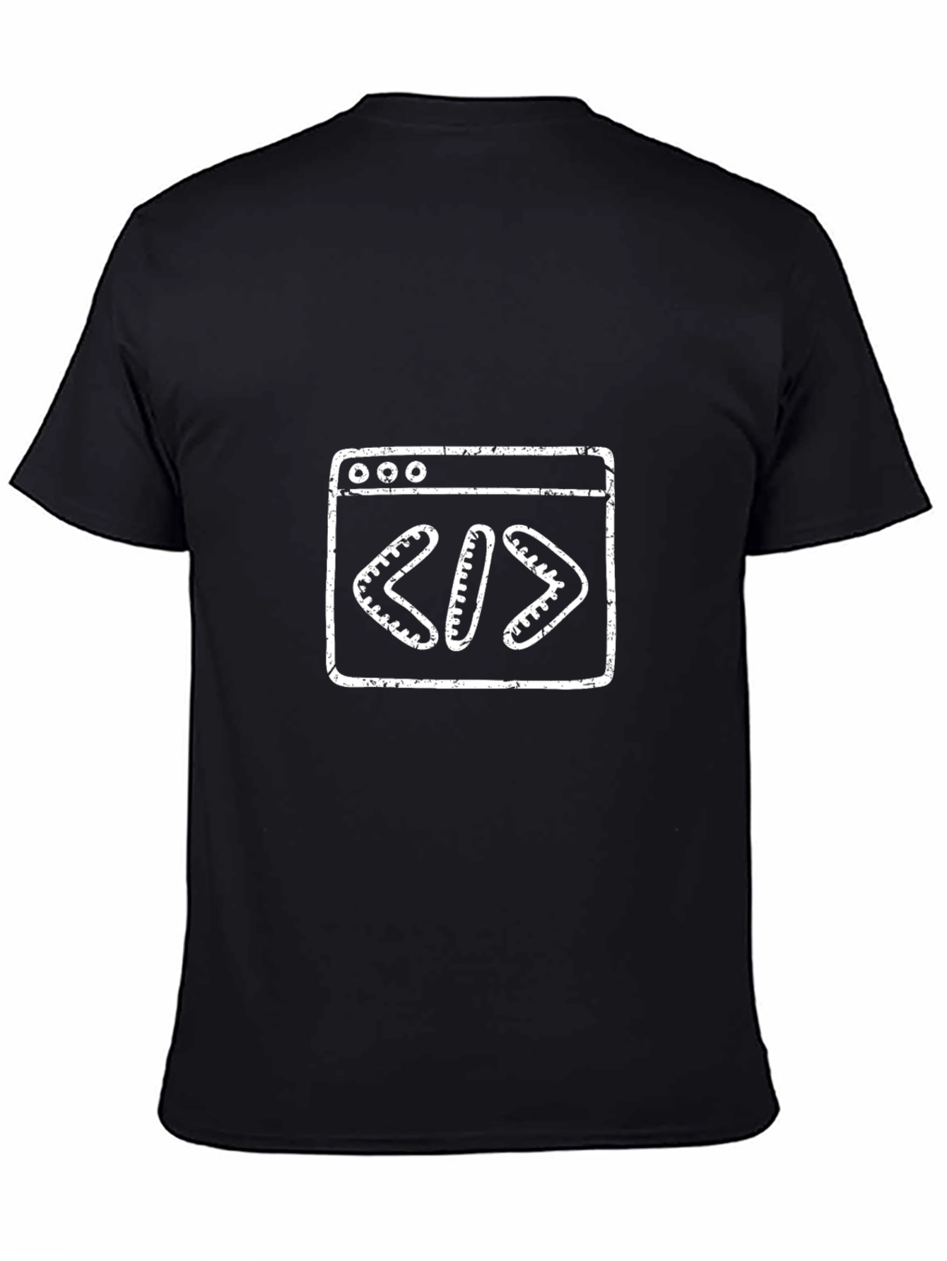 Coders Tee - Black Cotton Programming Shirt