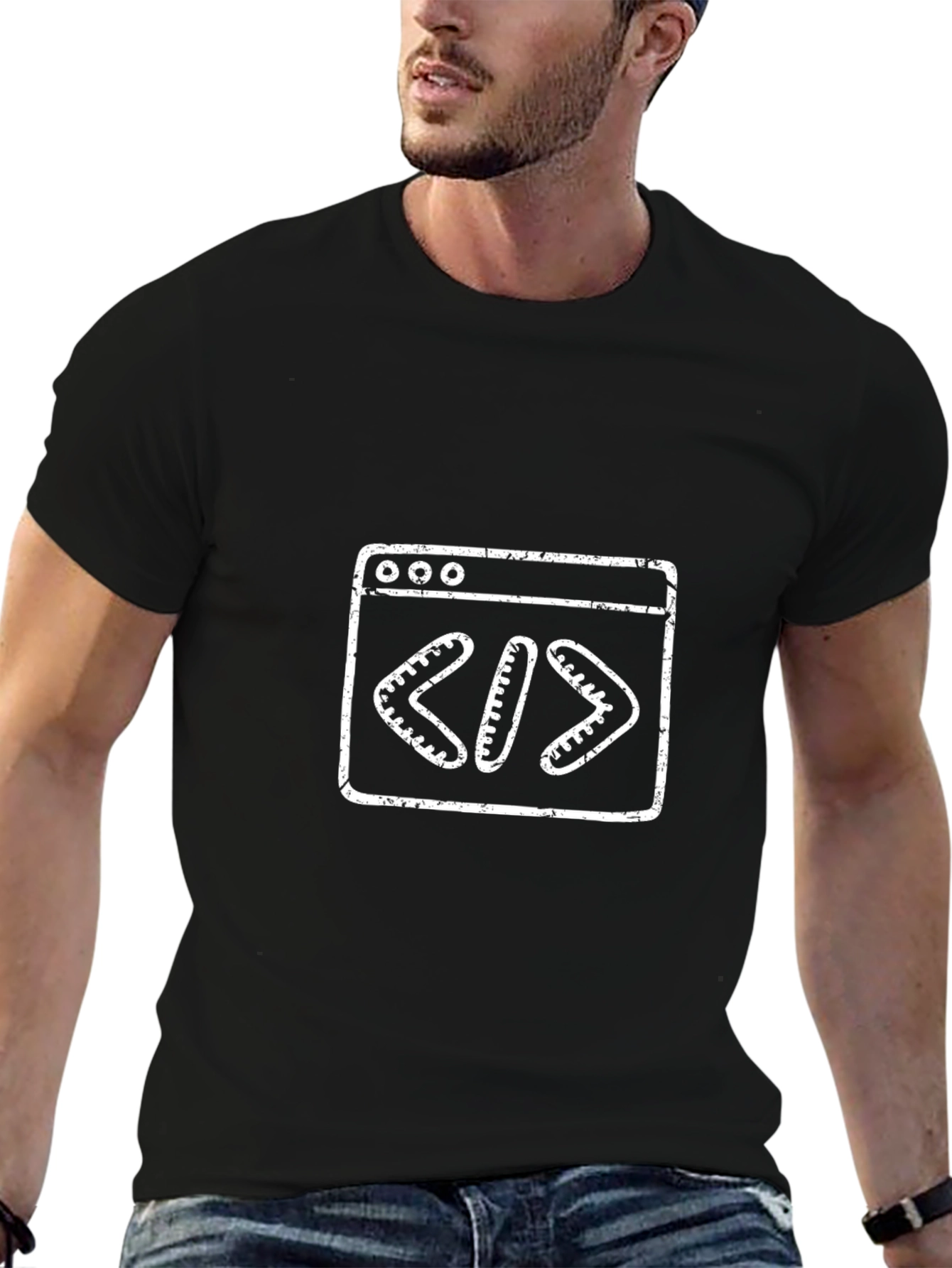 Coders Tee - Black Cotton Programming Shirt