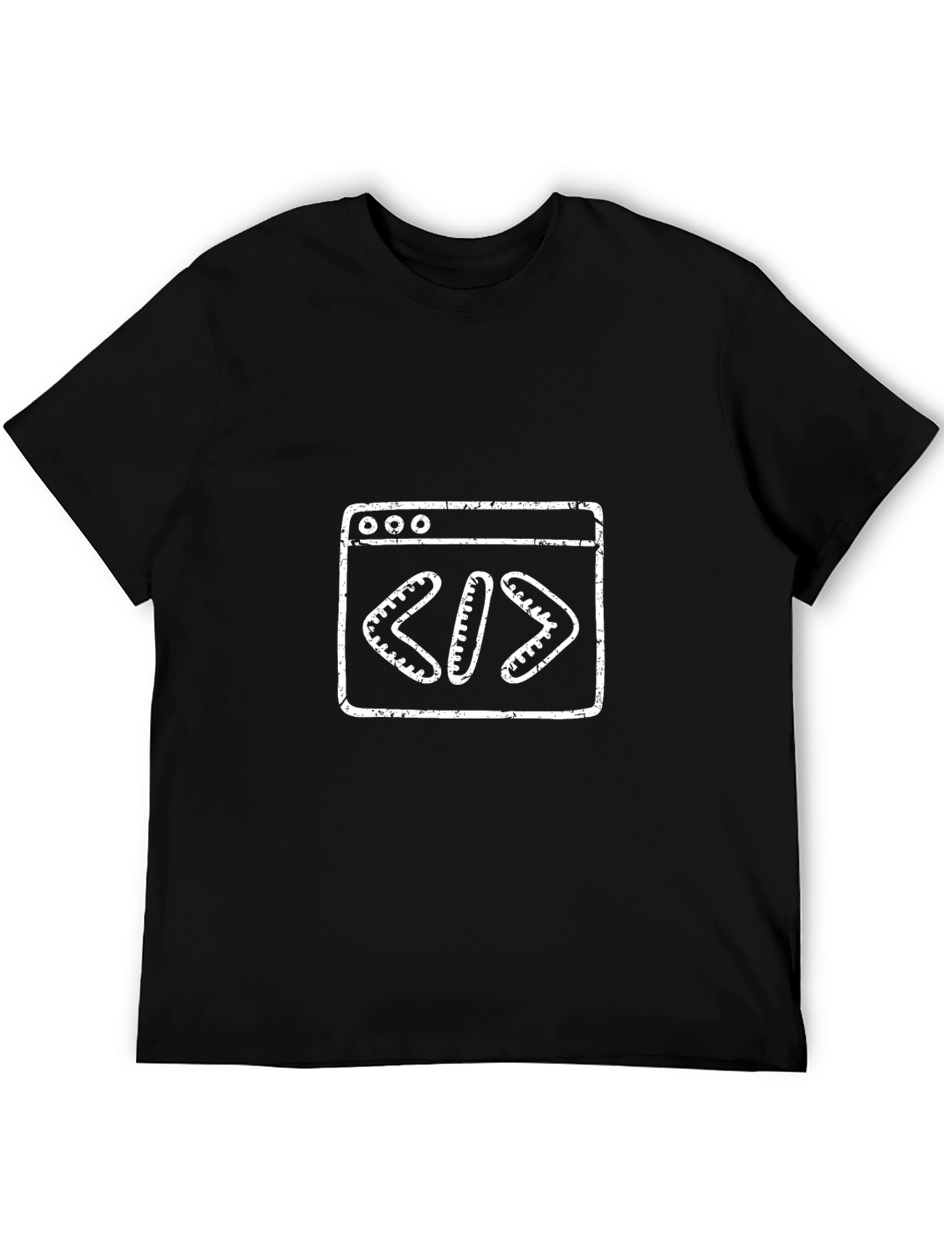 Coders Tee - Black Cotton Programming Shirt