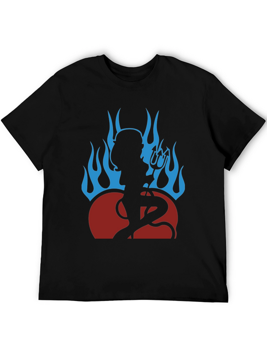 Devil Girl Graphic Tee - Black