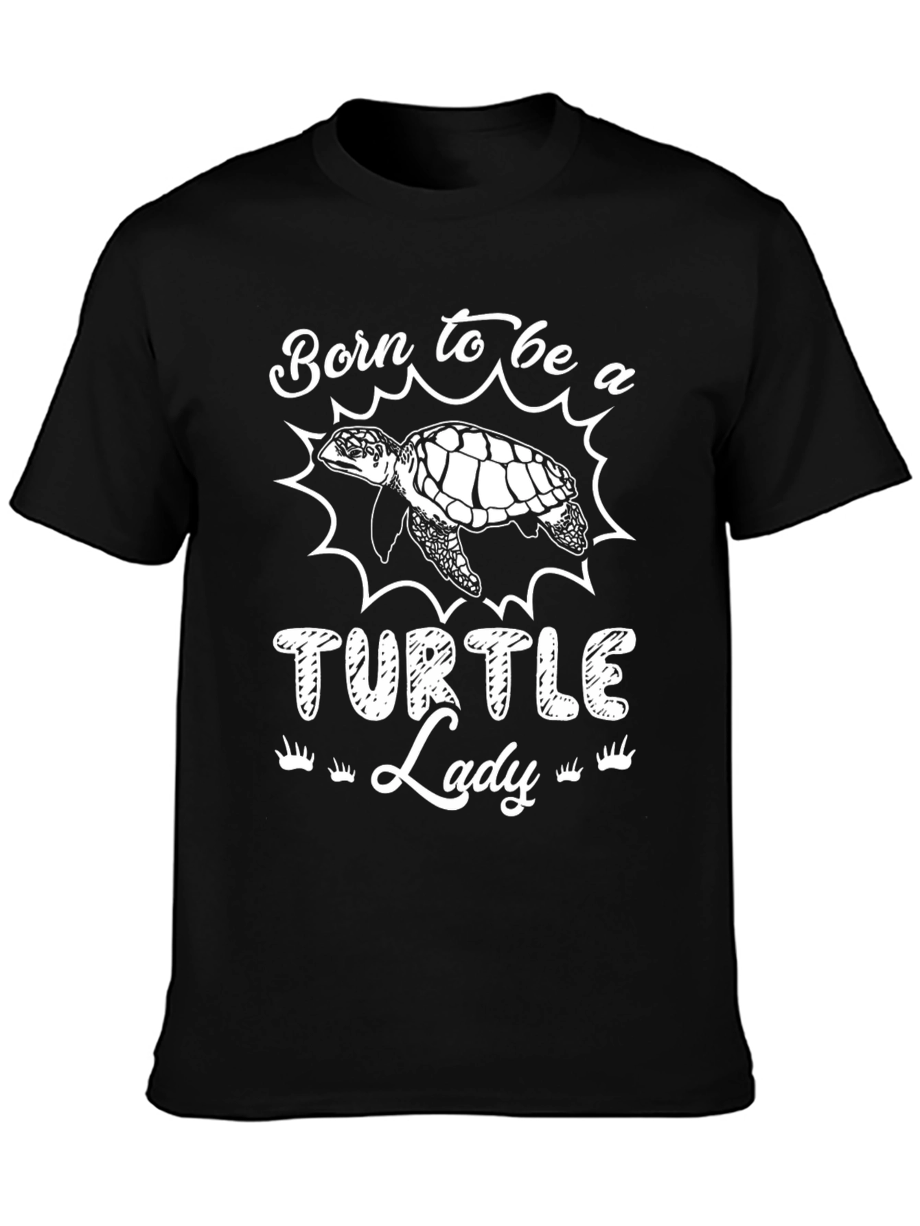 Born to be a Turtle Lady Graphic T-Shirt