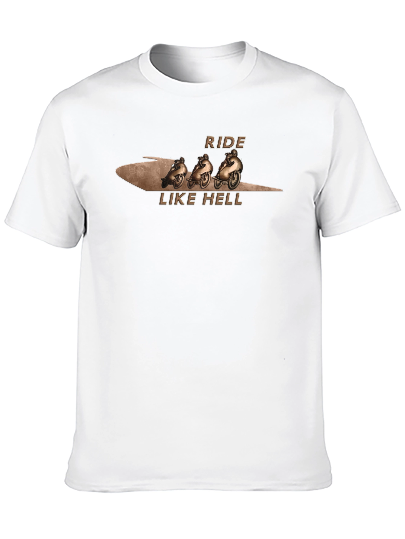 Ride Like Hell Black Graphic T-Shirt