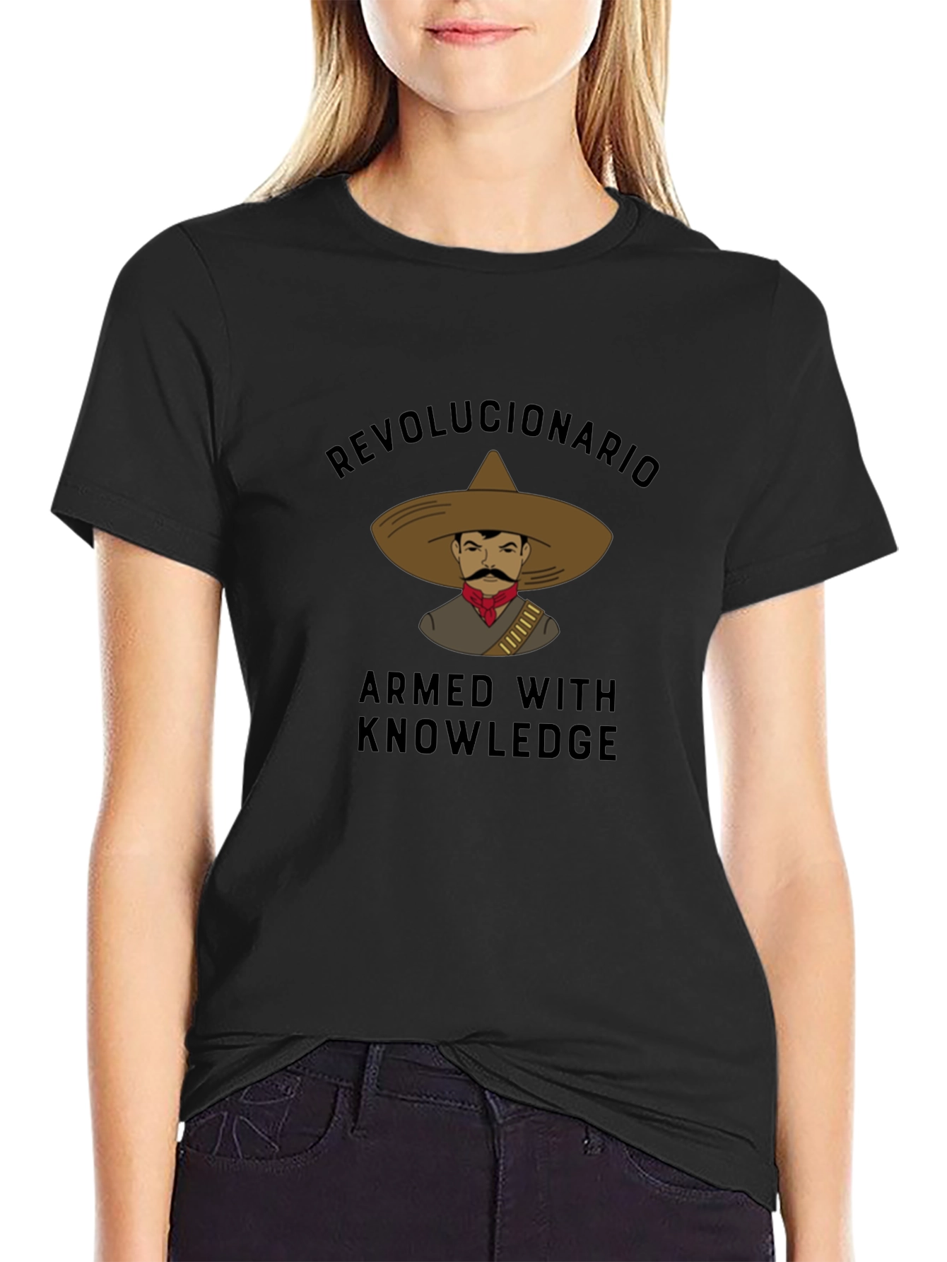 Revolucionario Knowledge Graphic Tee - Black