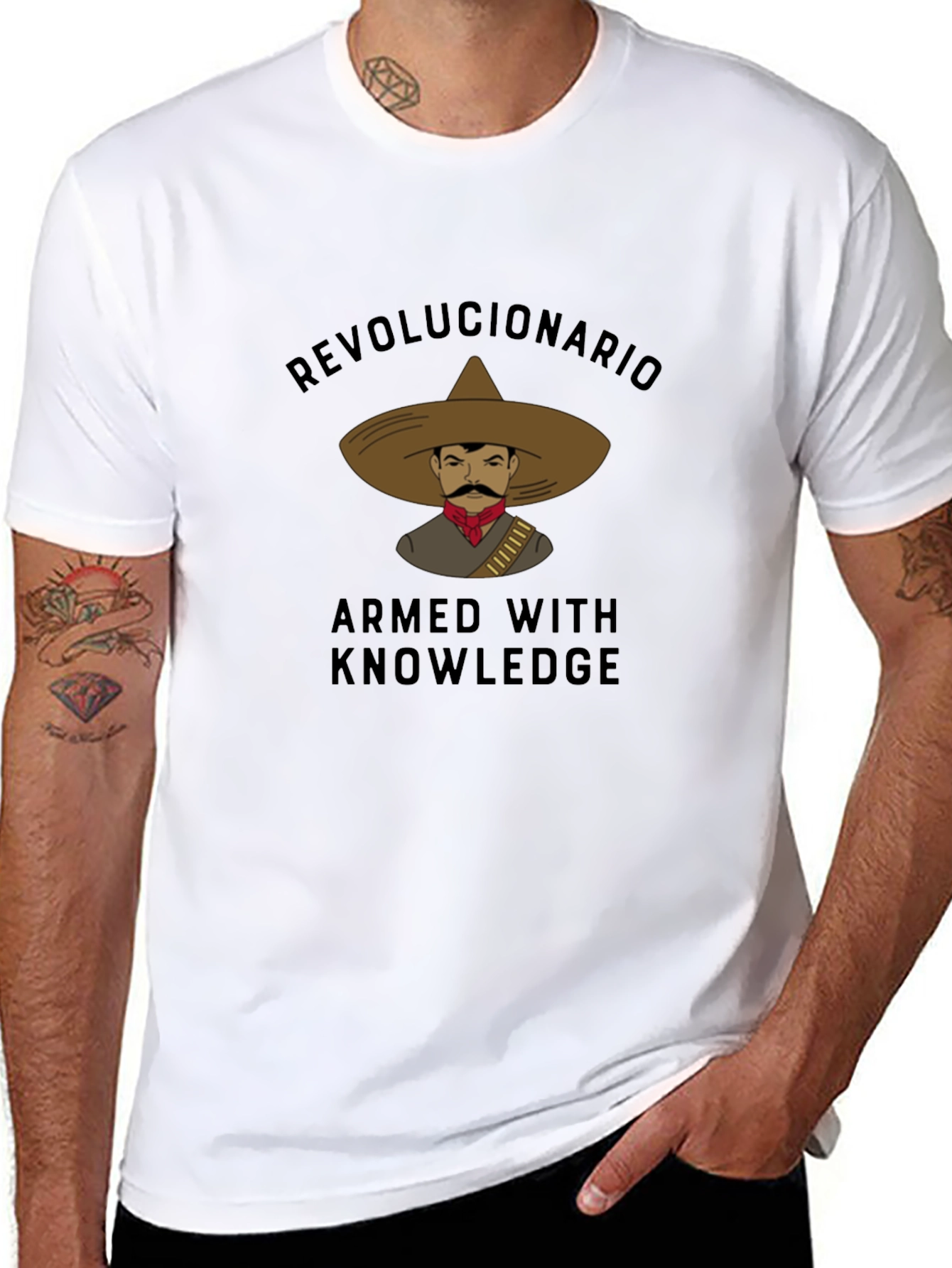 Revolucionario Knowledge Graphic Tee - Black