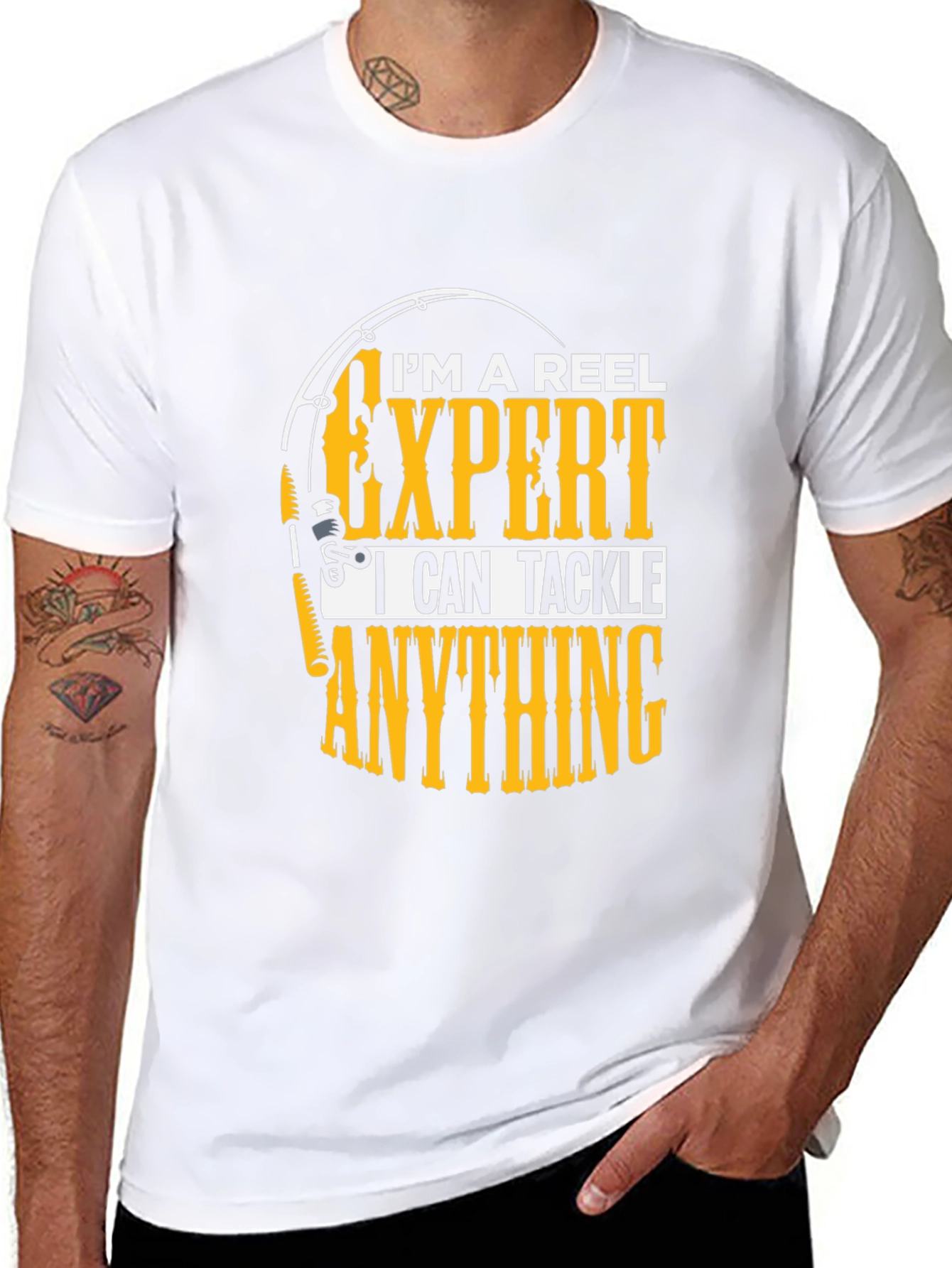 Reel Expert Fishing T-Shirt - Tackle Anything