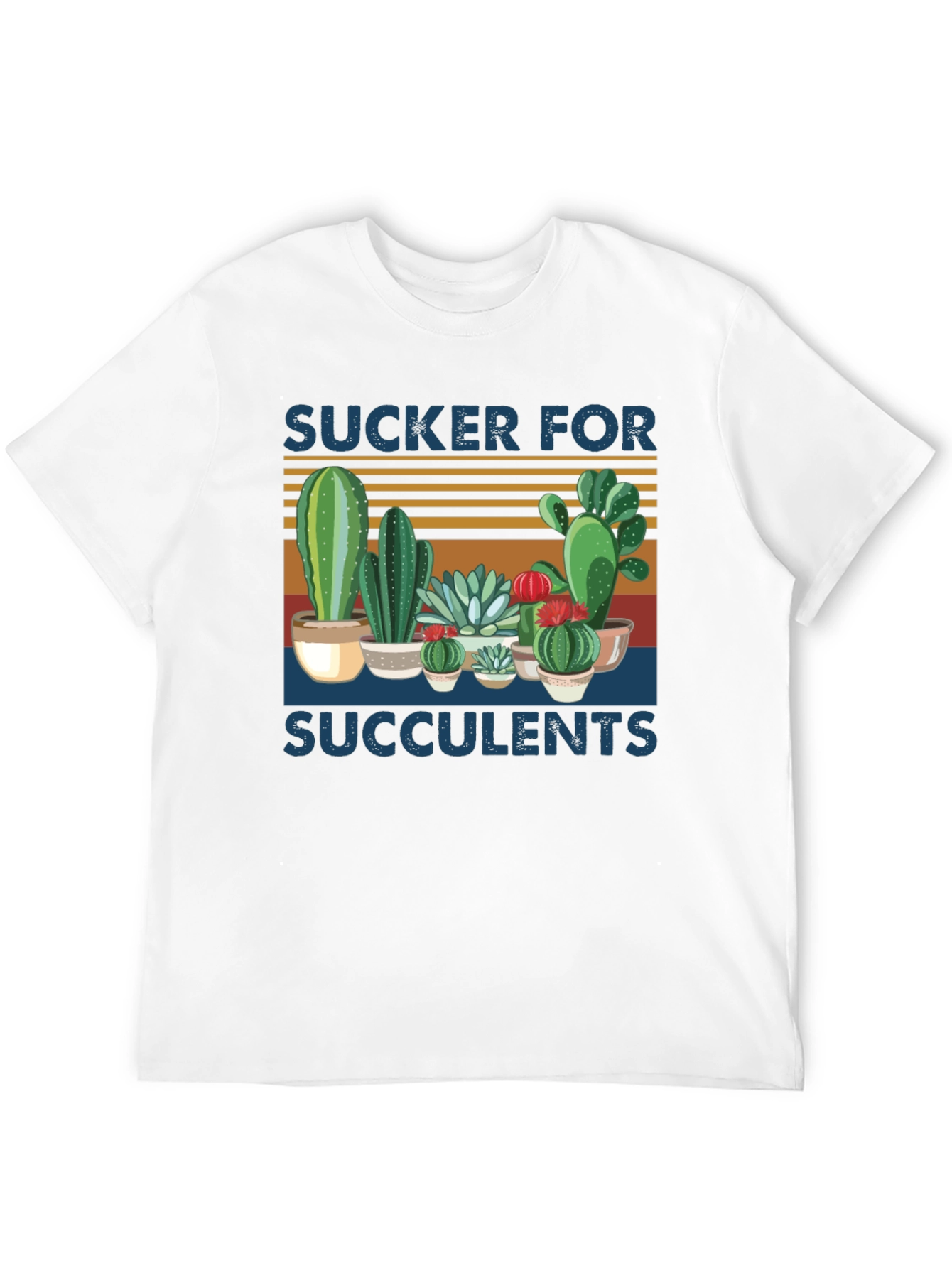 Sucker for Succulents Black Graphic Tee