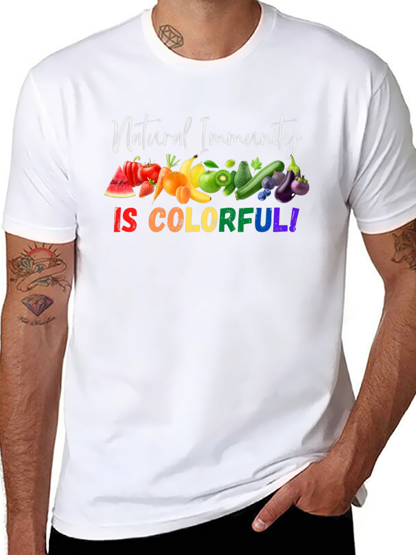 Natural Immunity Colorful T-Shirt