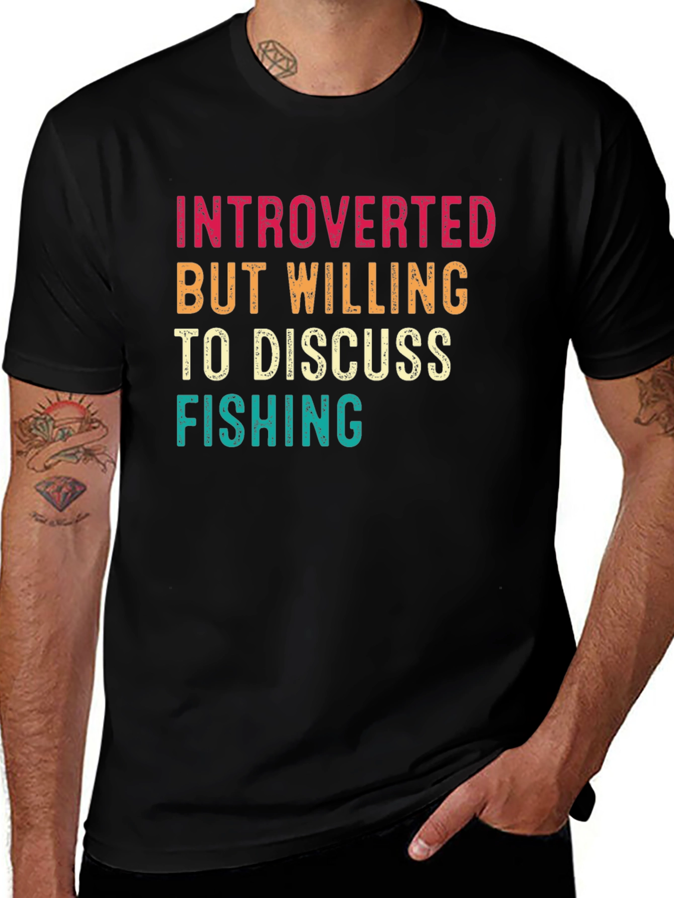 Introverted Fishing T-Shirt
