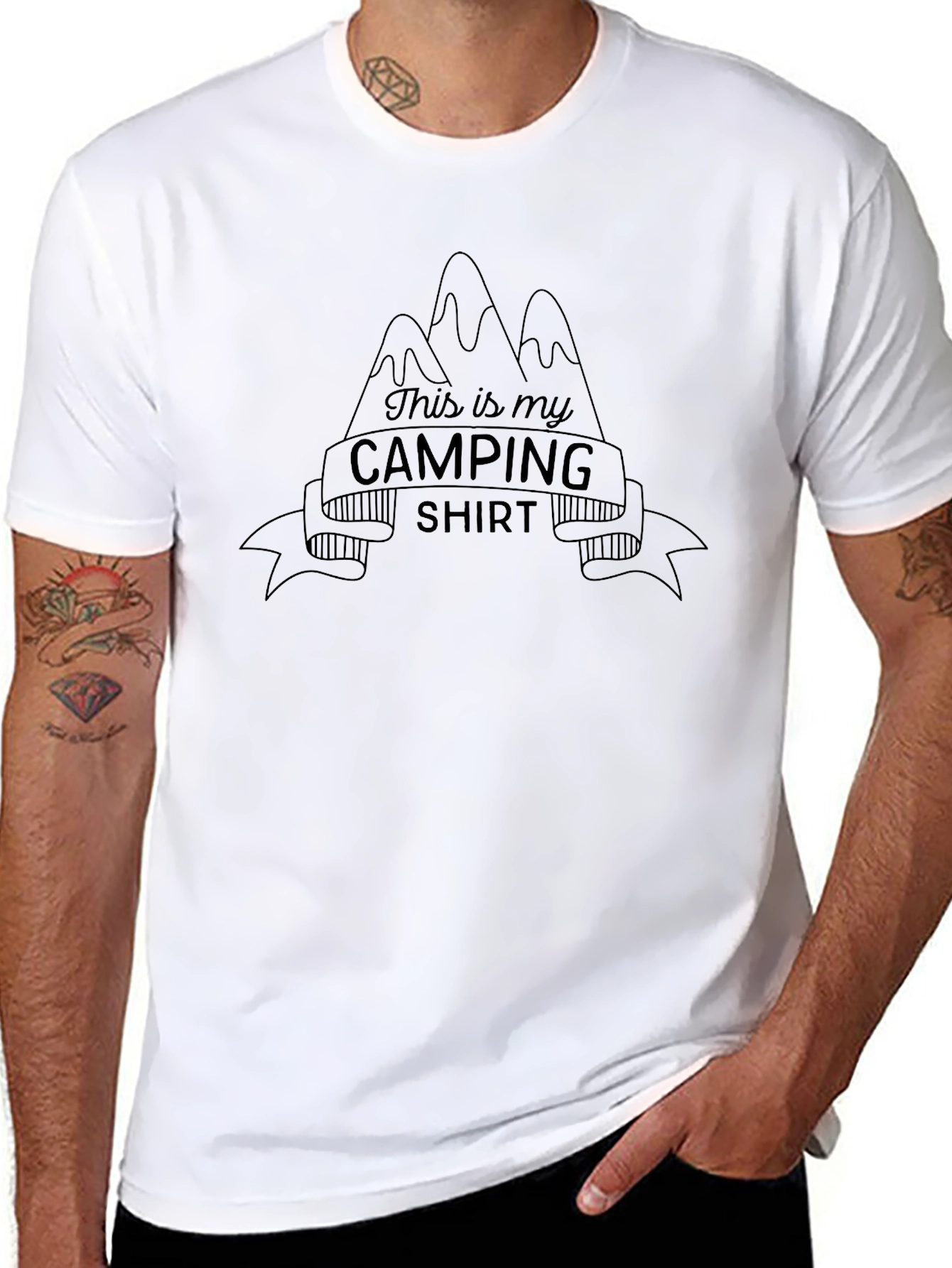 Camping Shirt - Mountain Tee