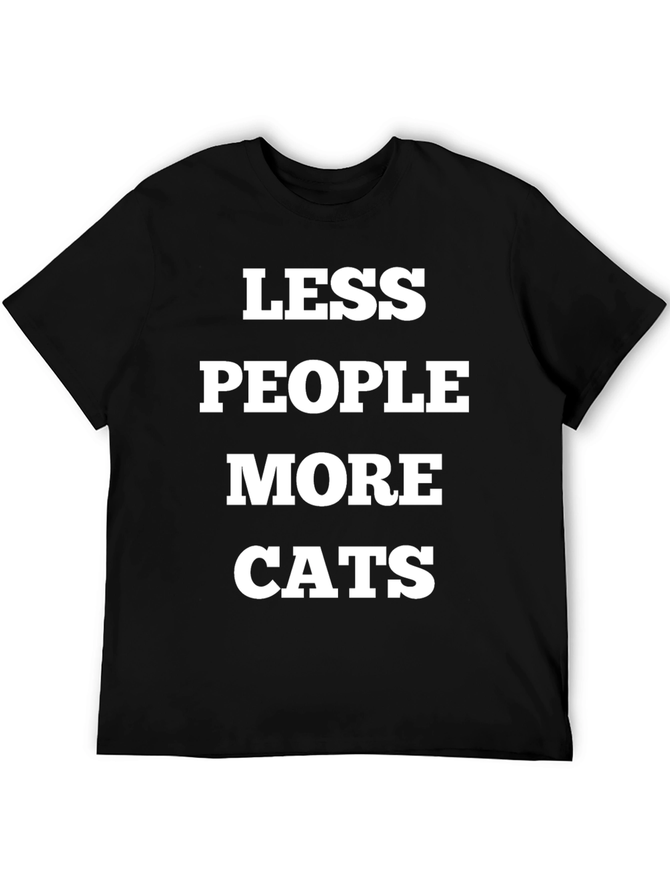 Less People More Cats T-Shirt