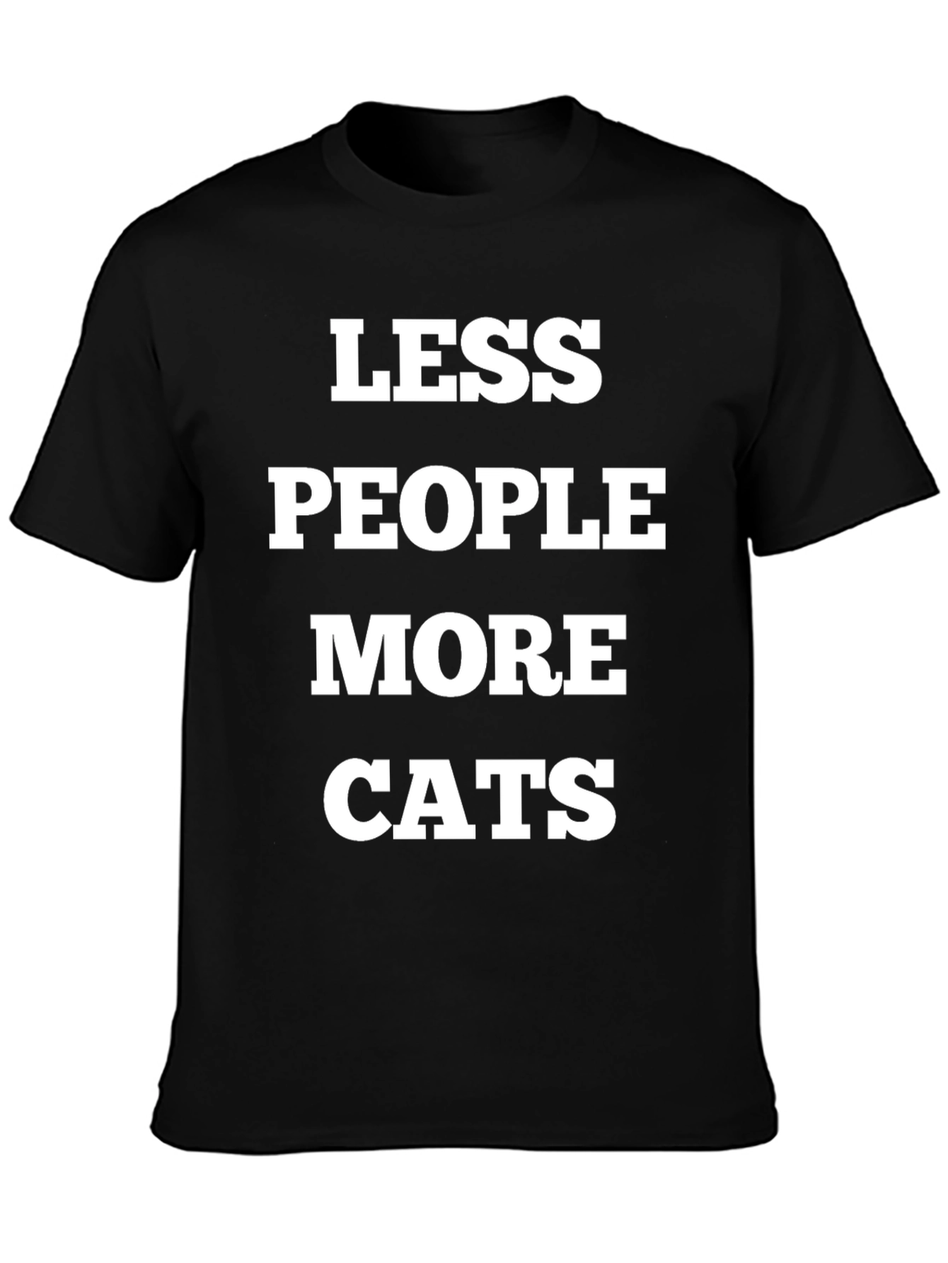 Less People More Cats T-Shirt