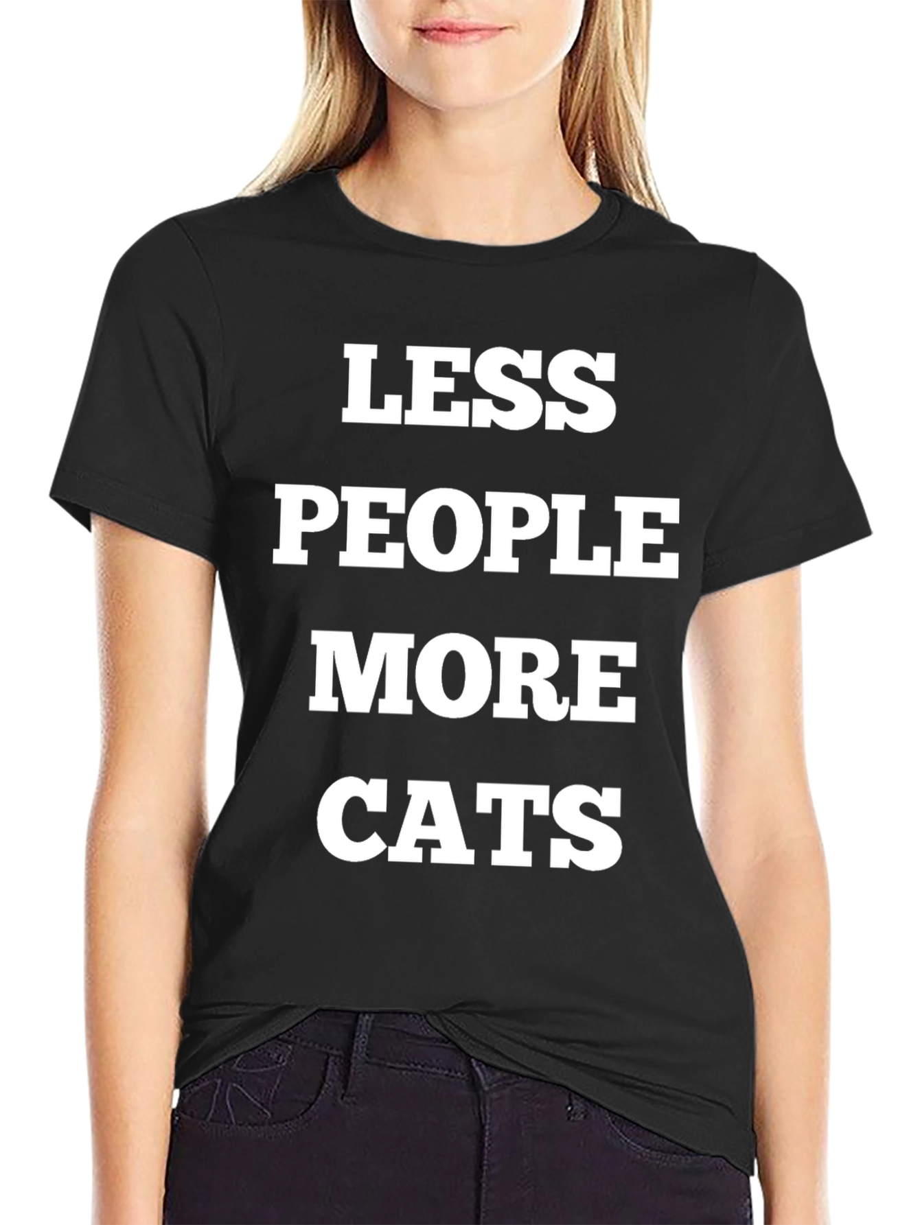 Less People More Cats T-Shirt