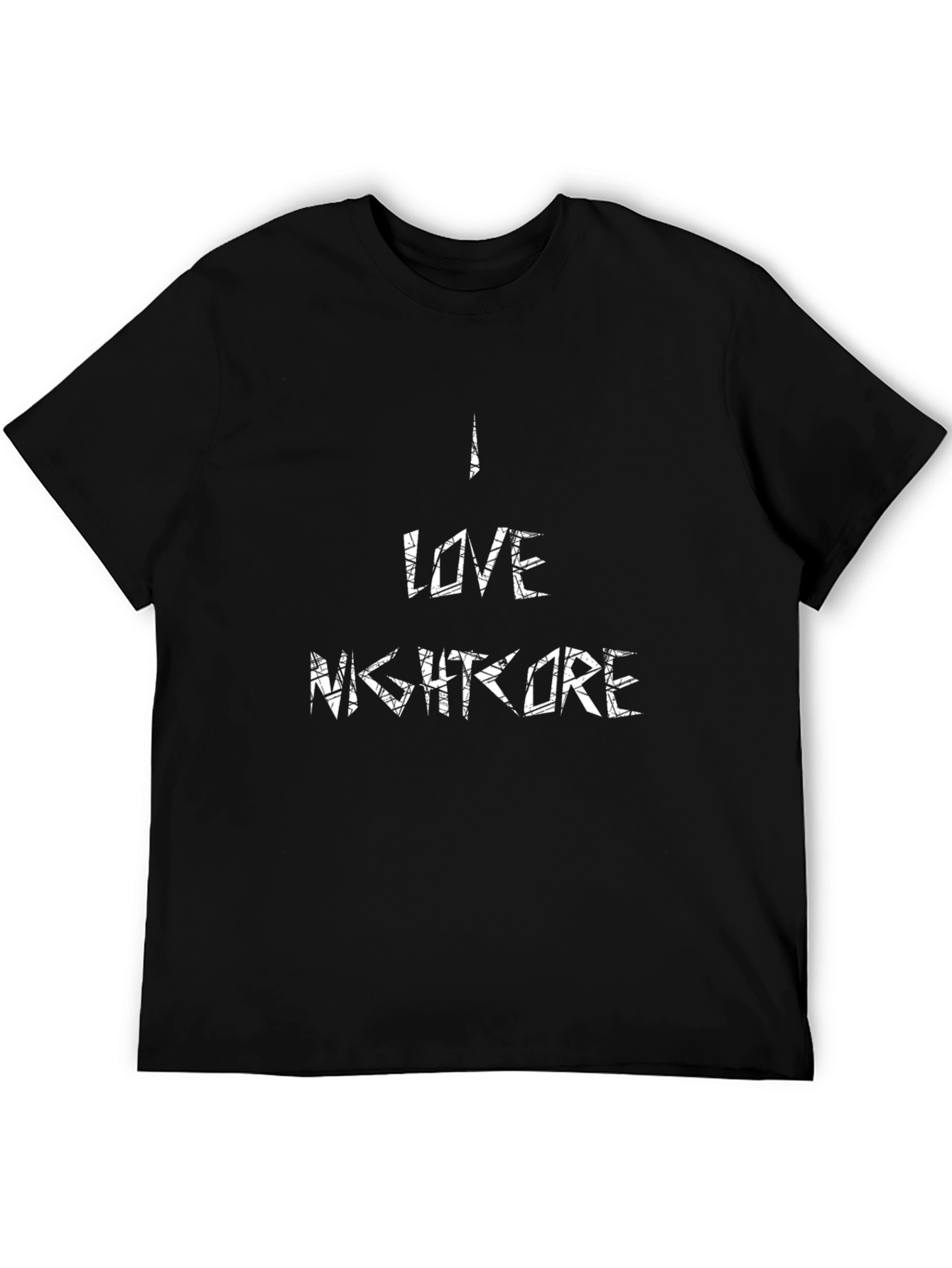 I Love Nightcore Black T-Shirt