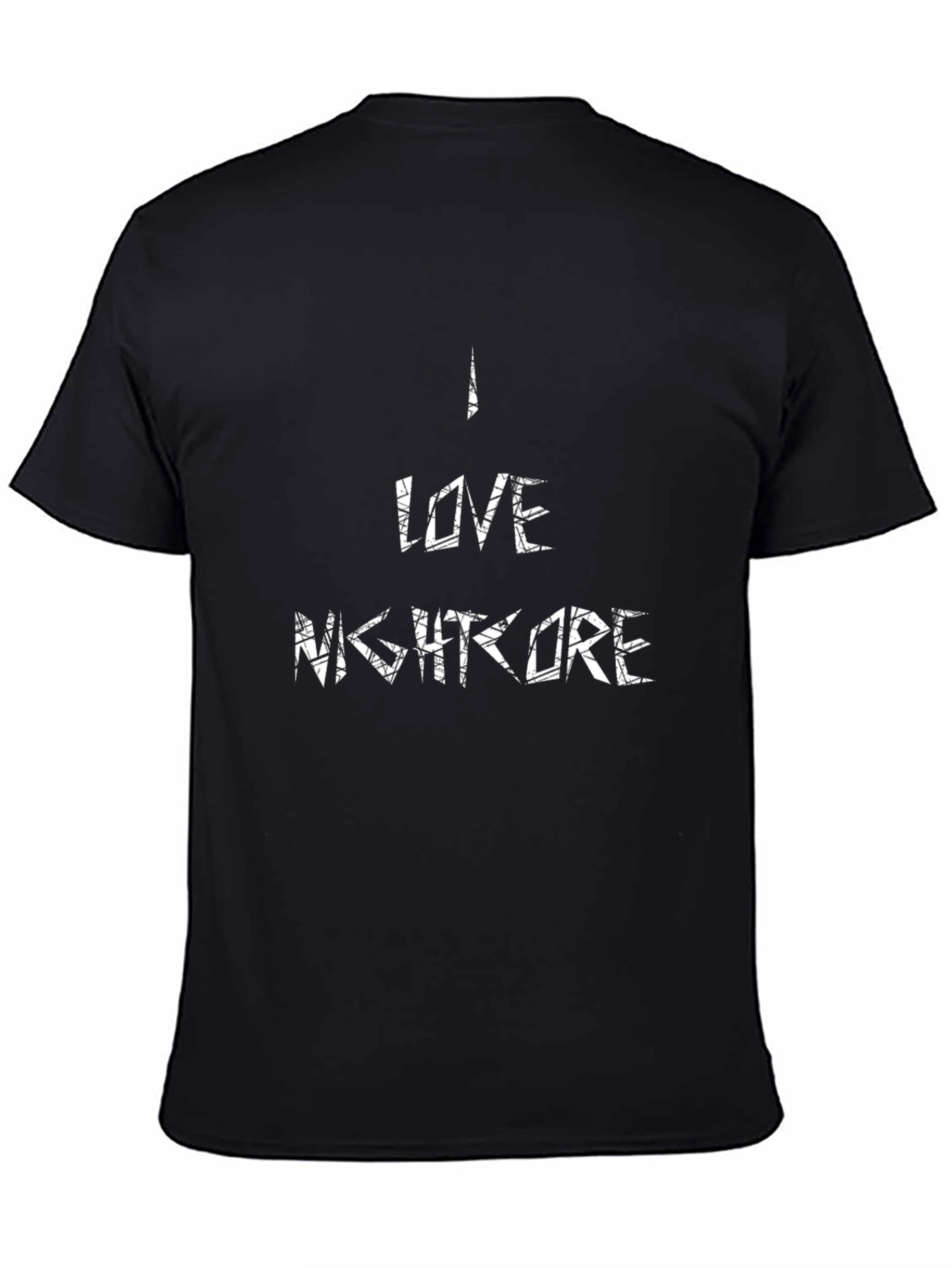 I Love Nightcore Black T-Shirt