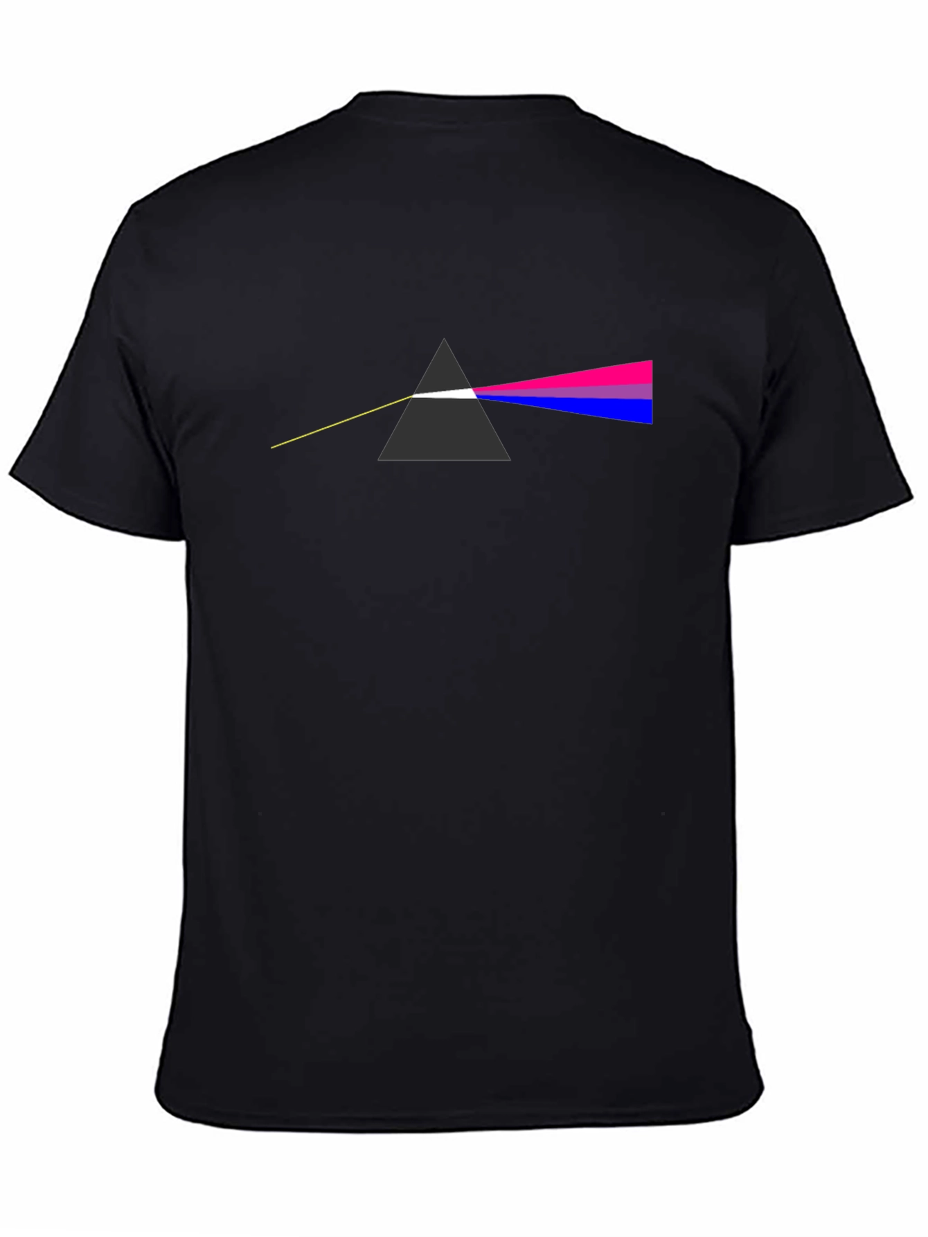 Bisexual Pride Rainbow T-Shirt Dark Side
