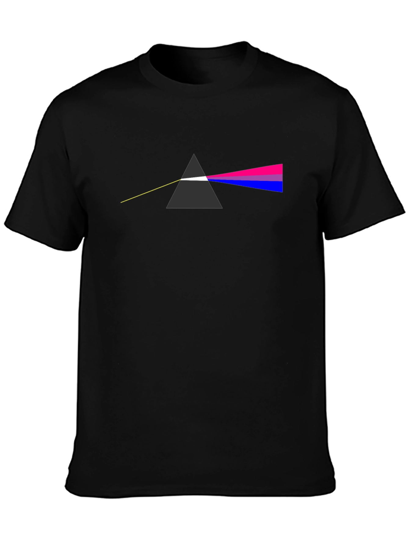 Bisexual Pride Rainbow T-Shirt Dark Side